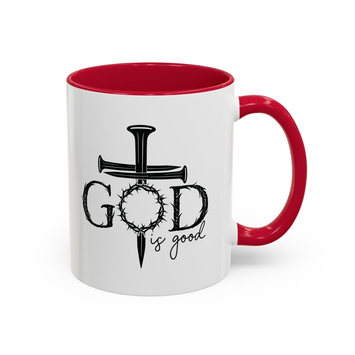 Faith Based Colorful Mugs (11oz, 15oz) - God Is Good | Mug by atgodanddesigns