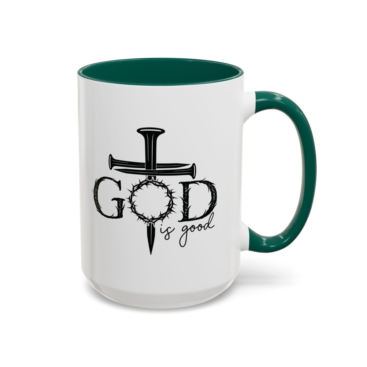 Faith Based Colorful Mugs (11oz, 15oz) - God Is Good | Mug by atgodanddesigns