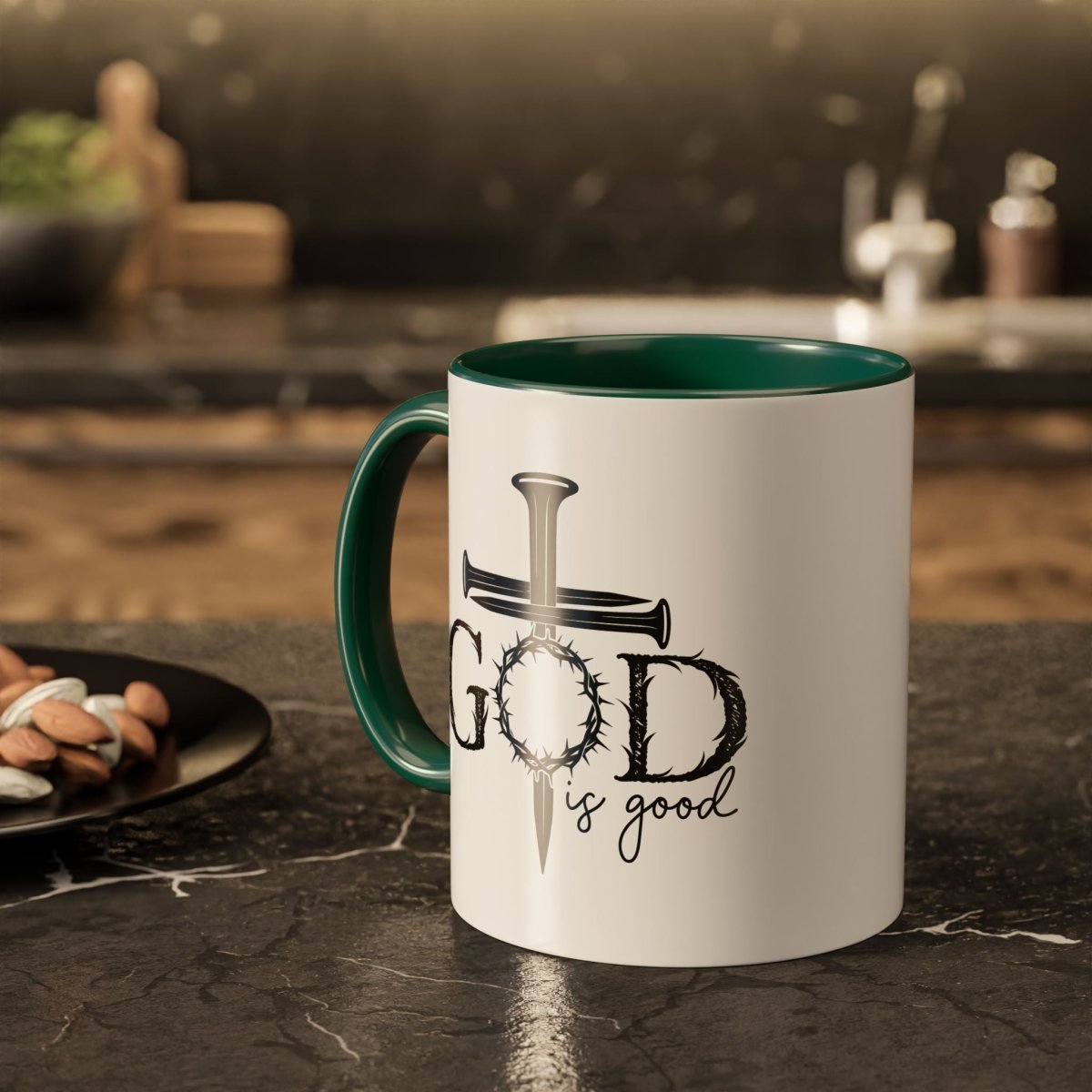 Faith Based Colorful Mugs (11oz, 15oz) - God Is Good | Mug by atgodanddesigns