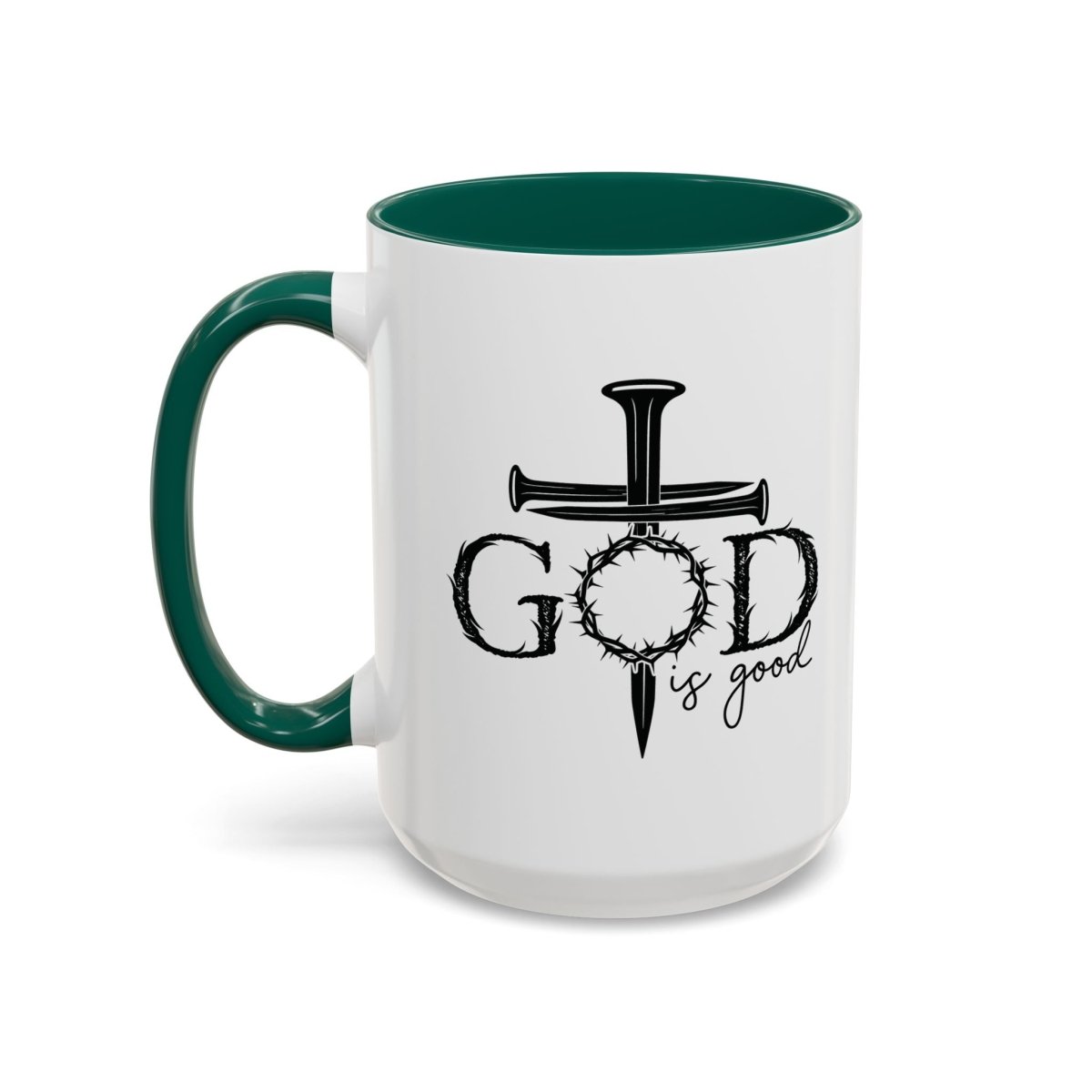 Faith Based Colorful Mugs (11oz, 15oz) - God Is Good | Mug by atgodanddesigns