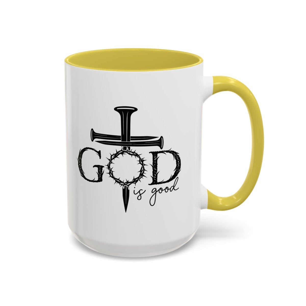 Faith Based Colorful Mugs (11oz, 15oz) - God Is Good | Mug by atgodanddesigns