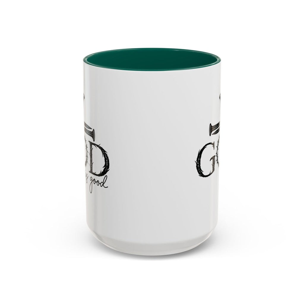 Faith Based Colorful Mugs (11oz, 15oz) - God Is Good | Mug by atgodanddesigns
