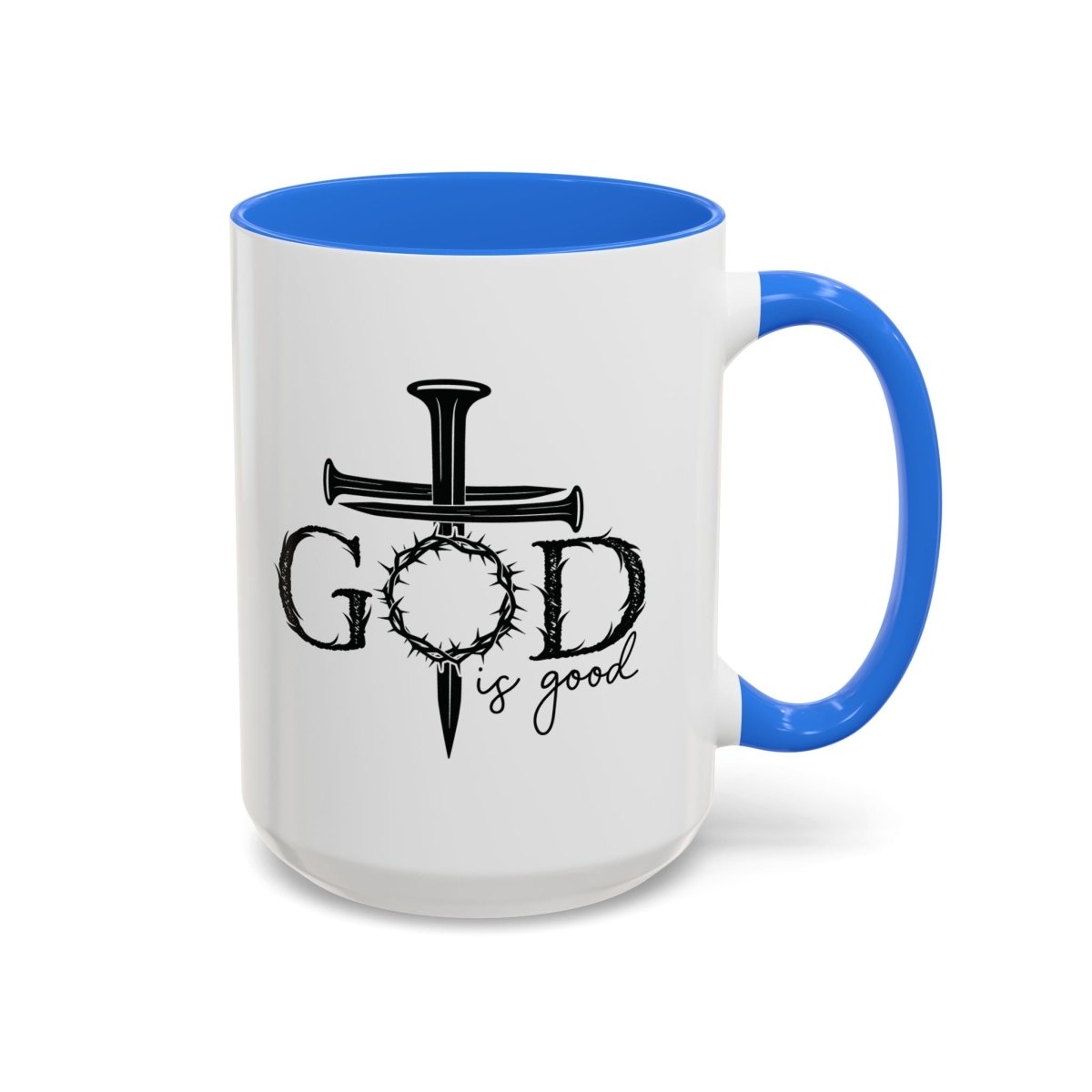 Faith Based Colorful Mugs (11oz, 15oz) - God Is Good | Mug by atgodanddesigns