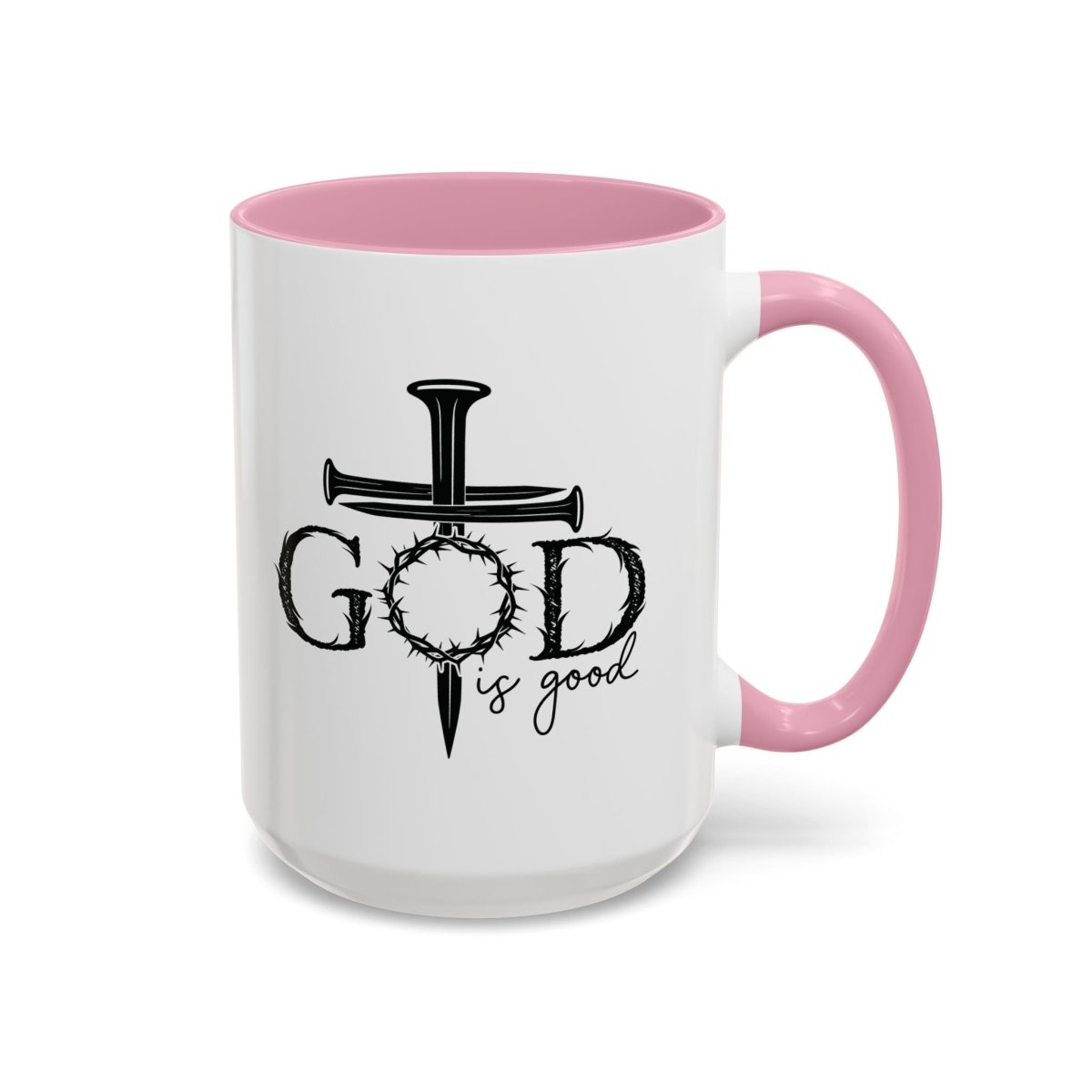 Faith Based Colorful Mugs (11oz, 15oz) - God Is Good | Mug by atgodanddesigns