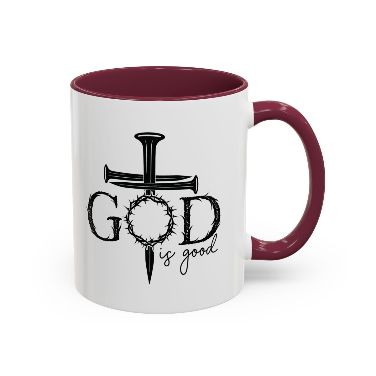 Faith Based Colorful Mugs (11oz, 15oz) - God Is Good | Mug by atgodanddesigns