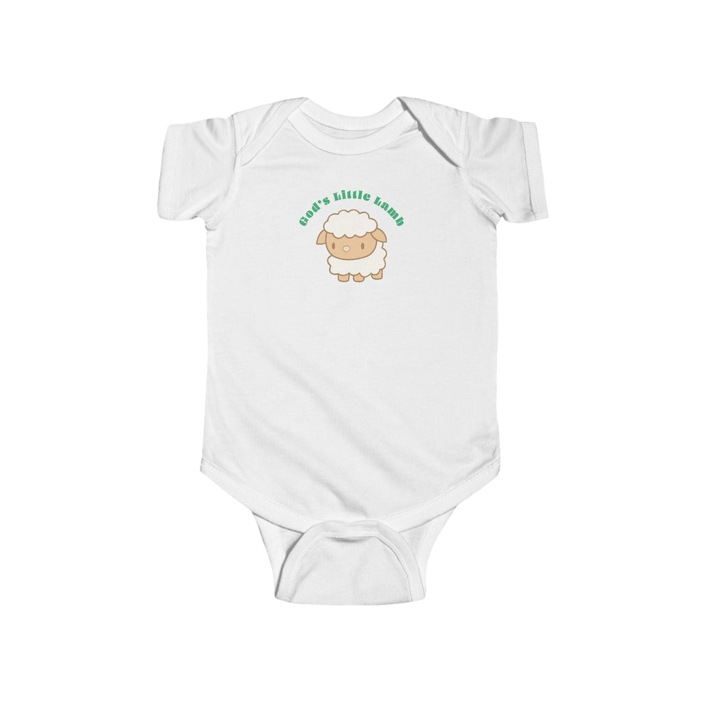 Faith Based Infant One Piece - God's Little Lamb | Kids clothes by atgodanddesigns