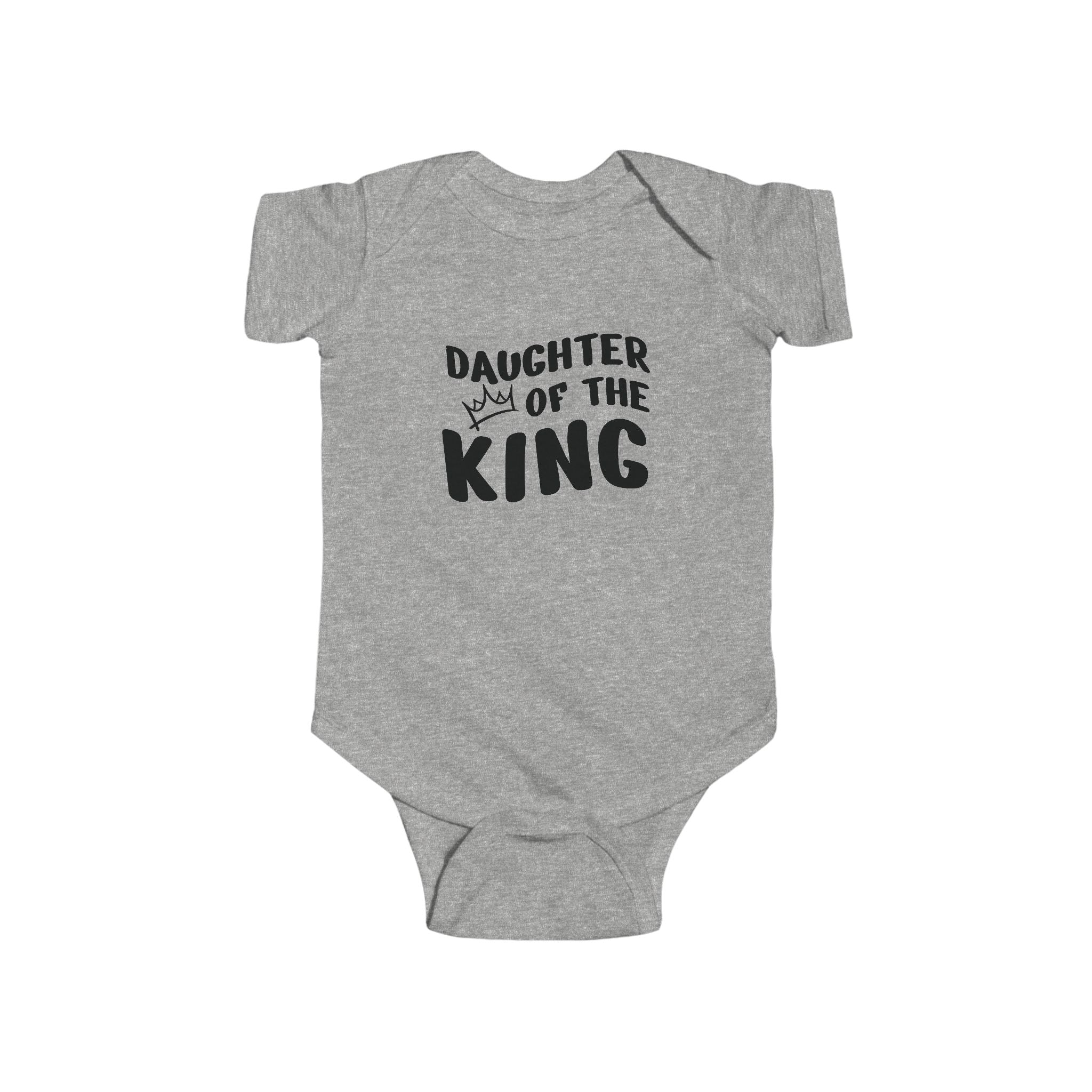 Faith Based Infant Onesie - Daughter Of The King | Kids clothes by atgodanddesigns
