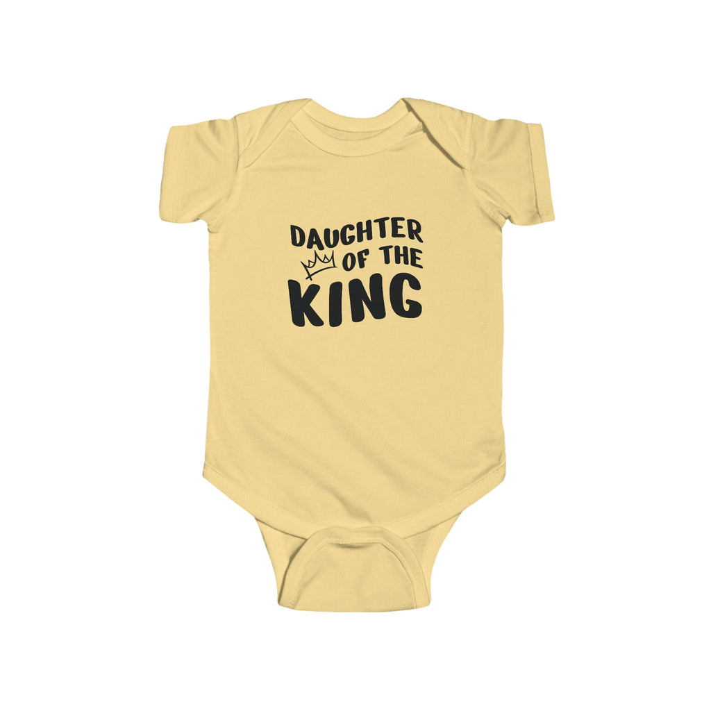Faith Based Infant Onesie - Daughter Of The King | Kids clothes by atgodanddesigns