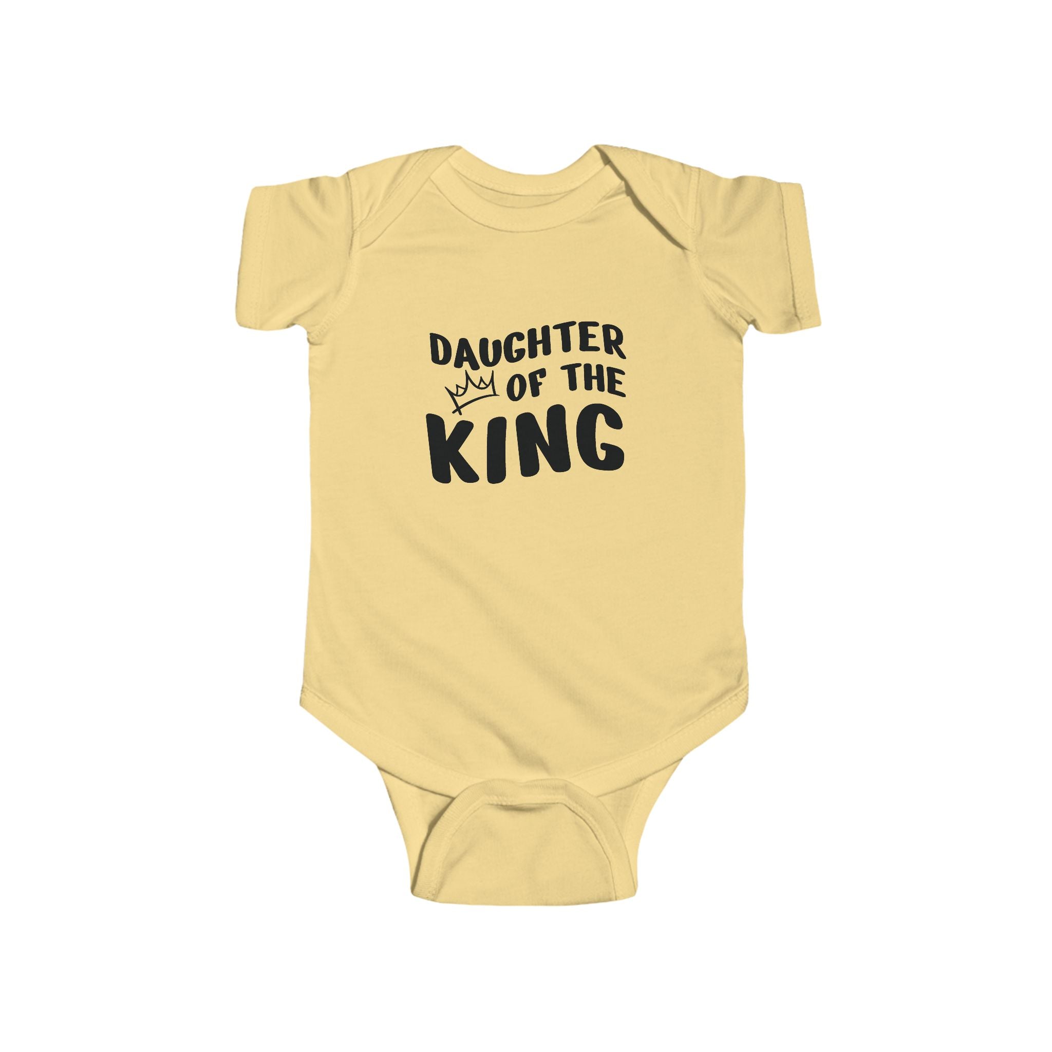 Faith Based Infant Onesie - Daughter Of The King | Kids clothes by atgodanddesigns
