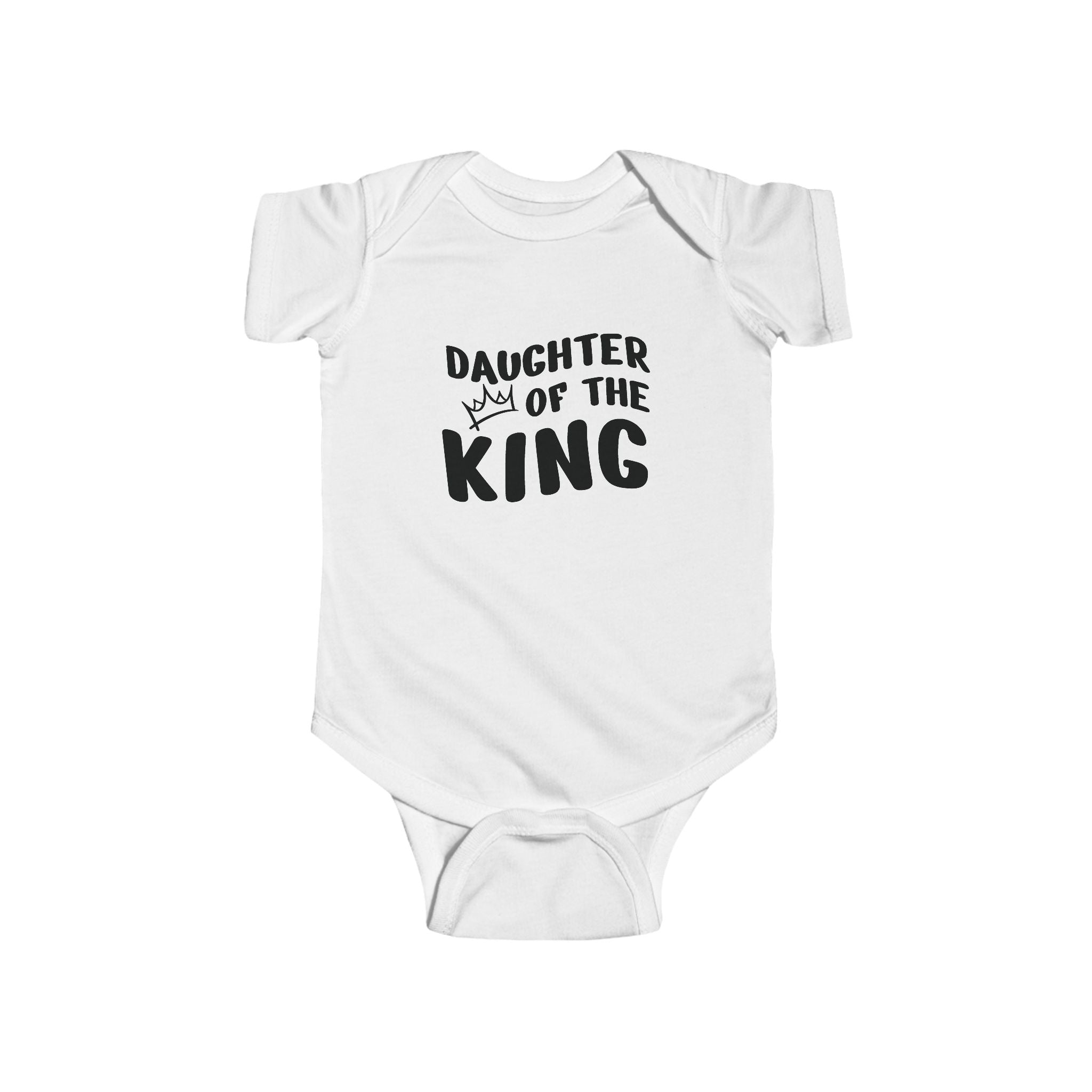 Faith Based Infant Onesie - Daughter Of The King | Kids clothes by atgodanddesigns