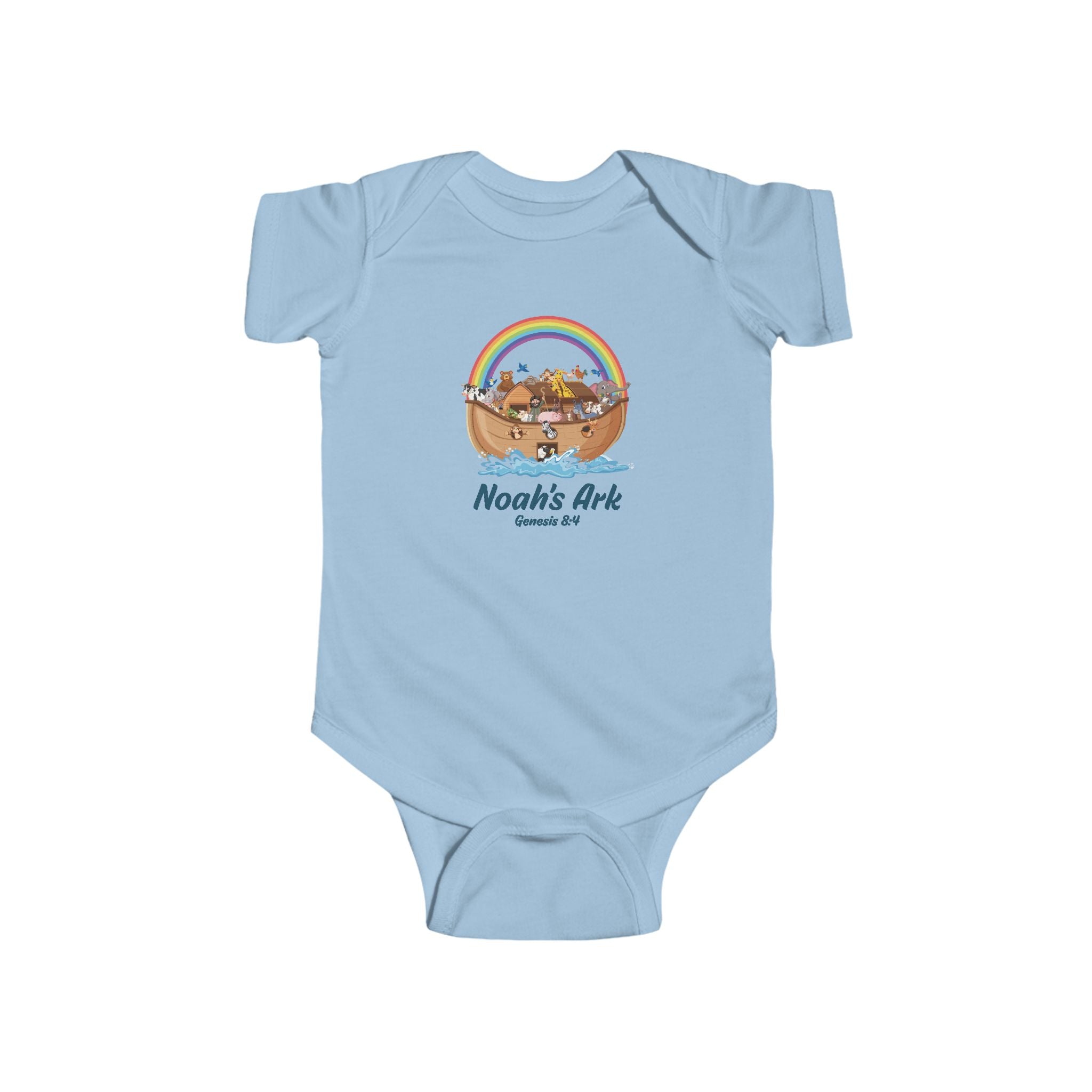 Faith Based Infant Onesie - Noah's Ark | Kids clothes by atgodanddesigns