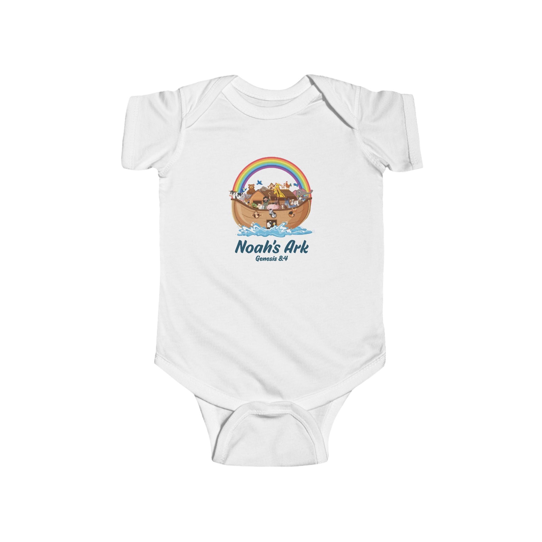 Faith Based Infant Onesie - Noah's Ark | Kids clothes by atgodanddesigns