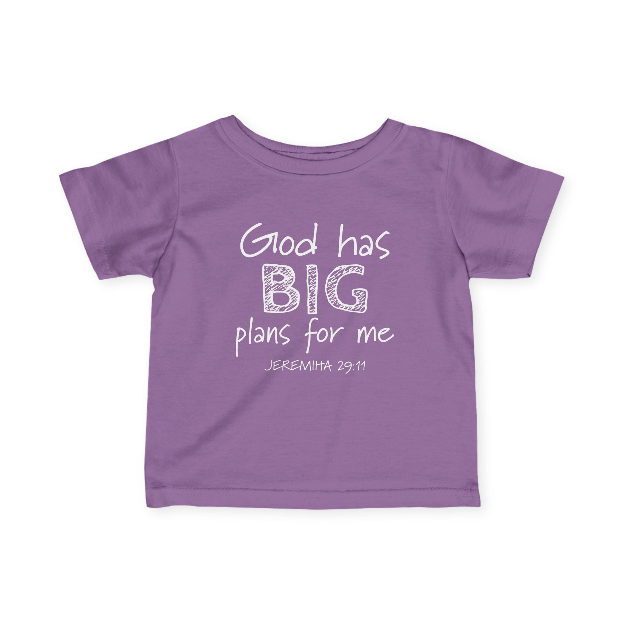 Faith based Infant Tee - God Has Big Plans For Me | Kids clothes by atgodanddesigns