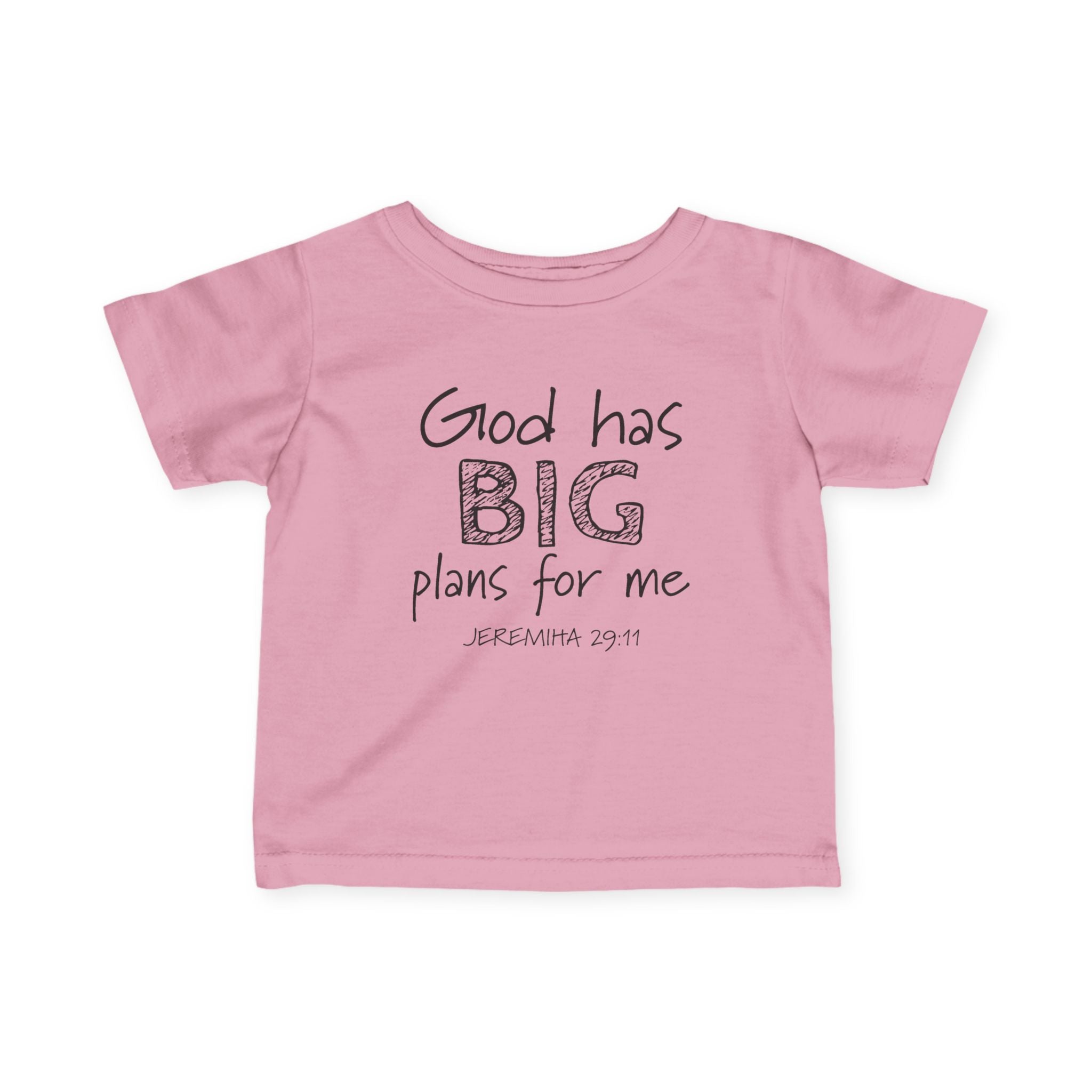 Faith based Infant Tee - God Has Big Plans For Me | Kids clothes by atgodanddesigns