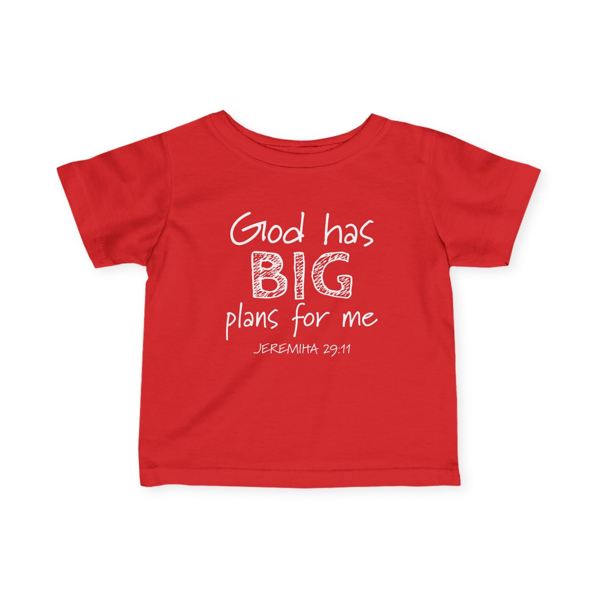 Faith based Infant Tee - God Has Big Plans For Me | Kids clothes by atgodanddesigns