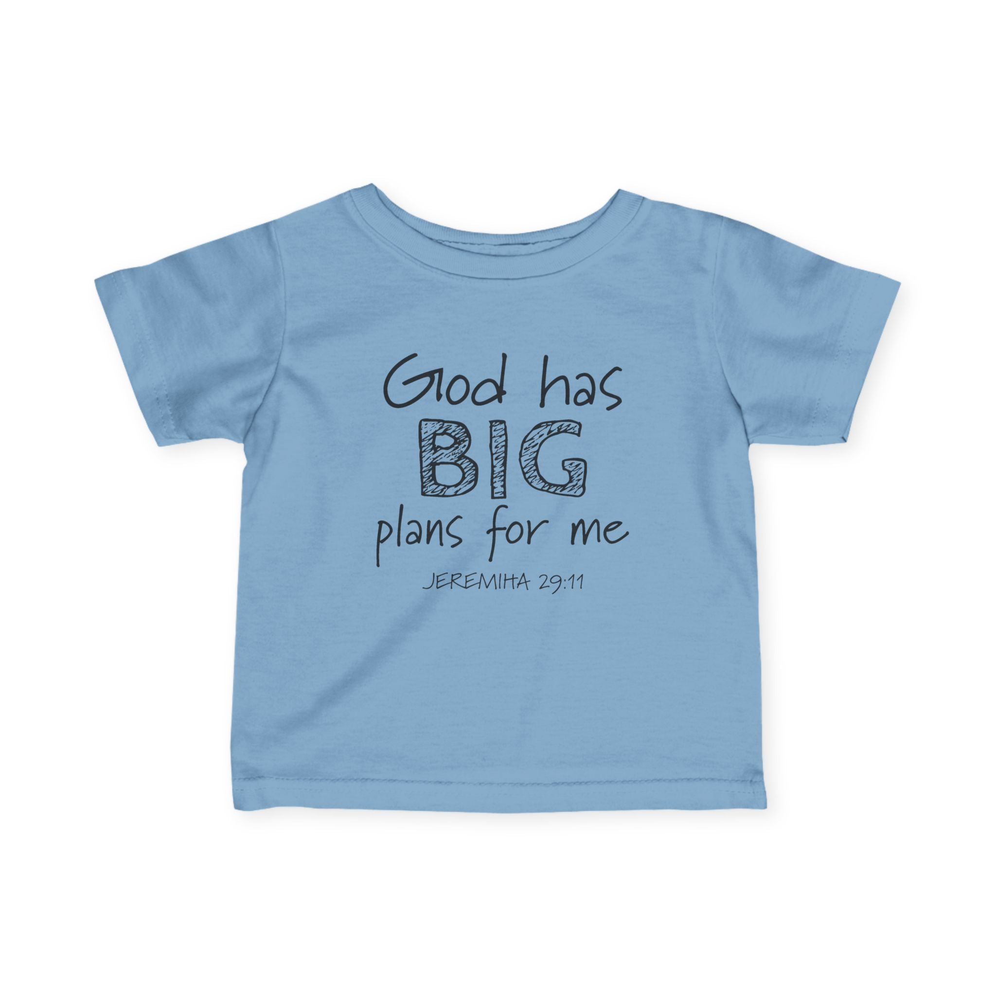 Faith based Infant Tee - God Has Big Plans For Me | Kids clothes by atgodanddesigns