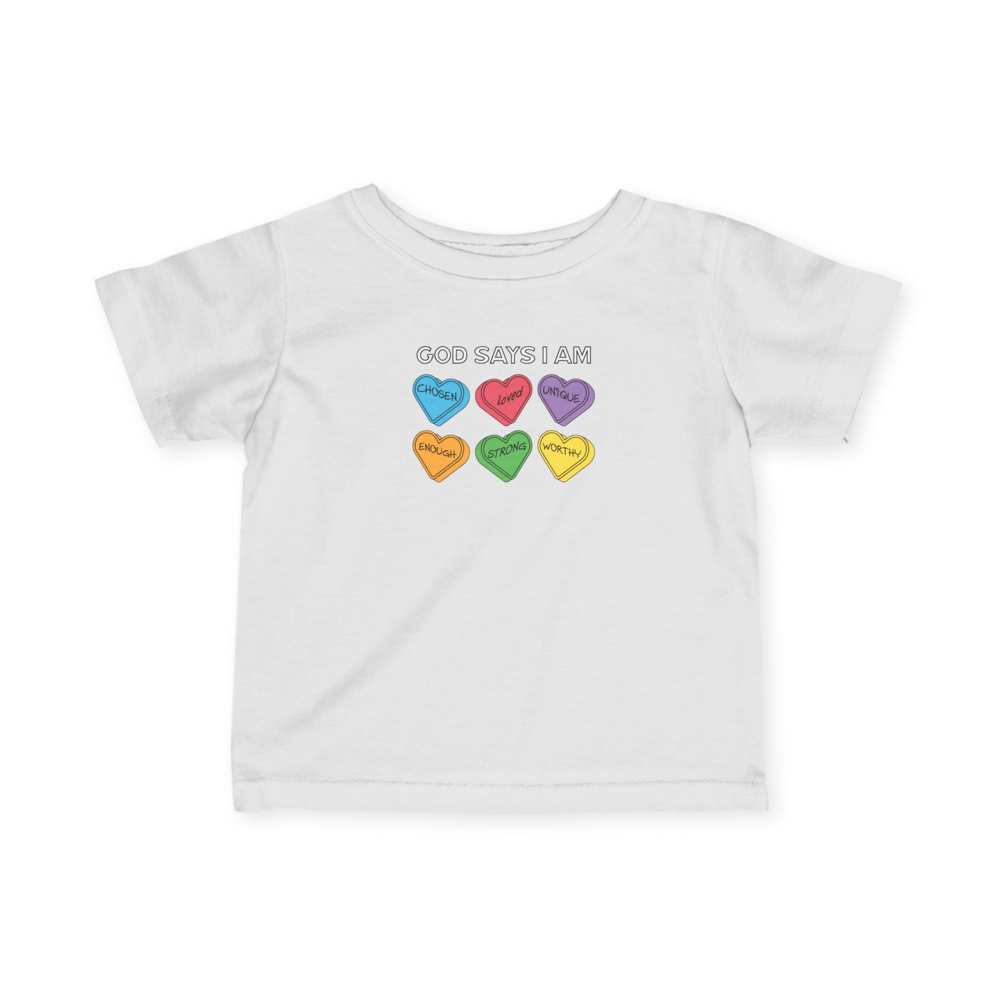 Faith Based Infant Tee - God Says I Am | Kids clothes by atgodanddesigns