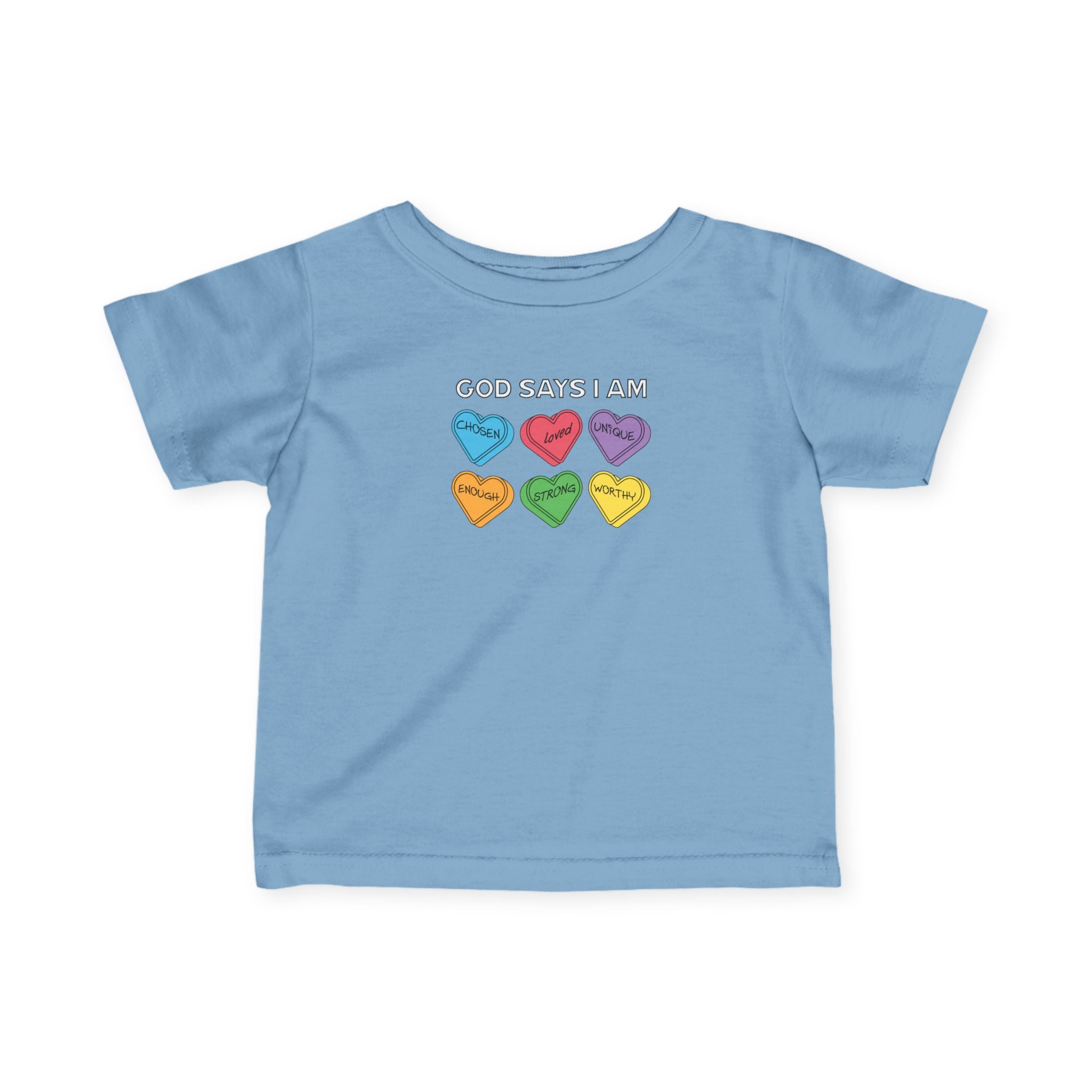 Faith Based Infant Tee - God Says I Am | Kids clothes by atgodanddesigns