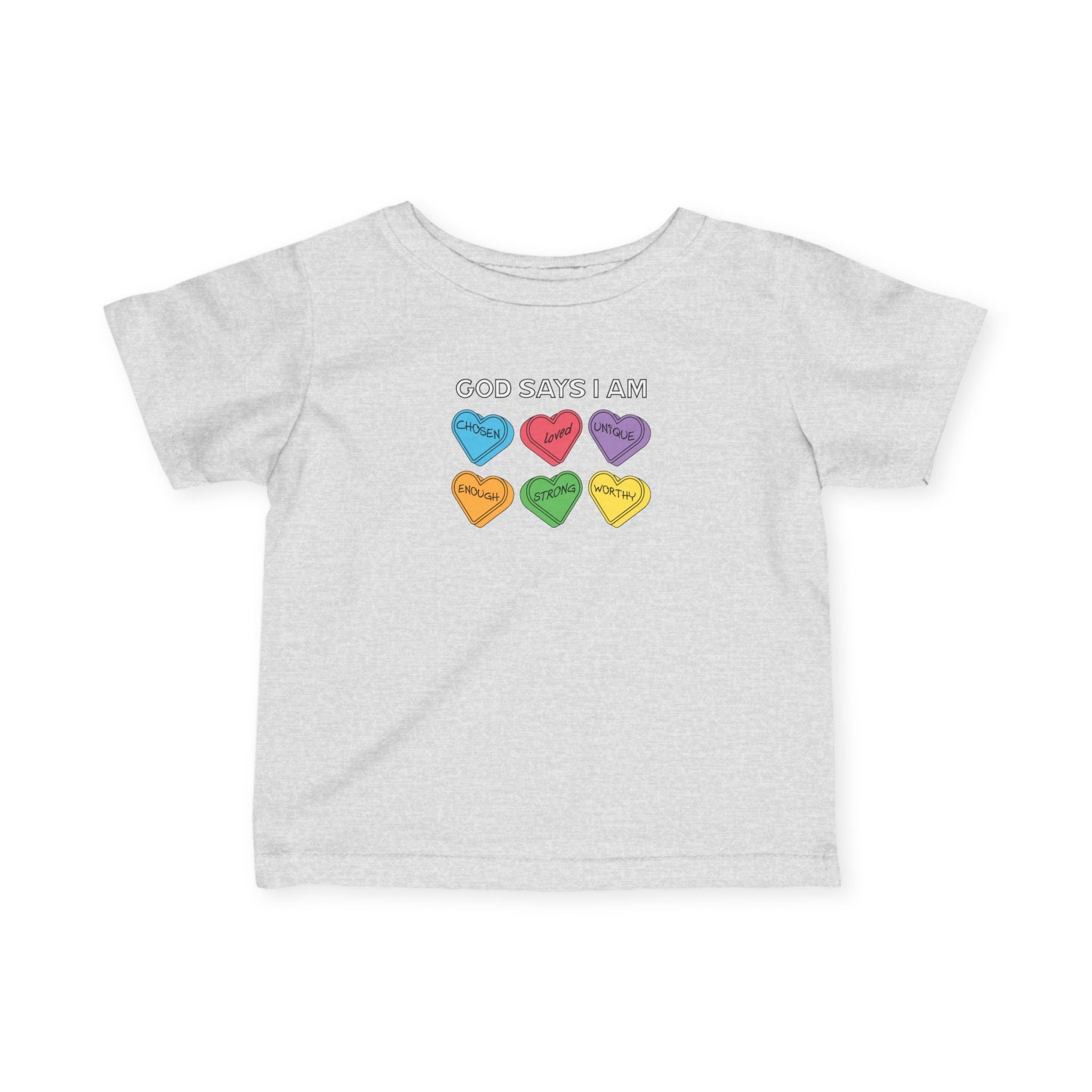 Faith Based Infant Tee - God Says I Am | Kids clothes by atgodanddesigns