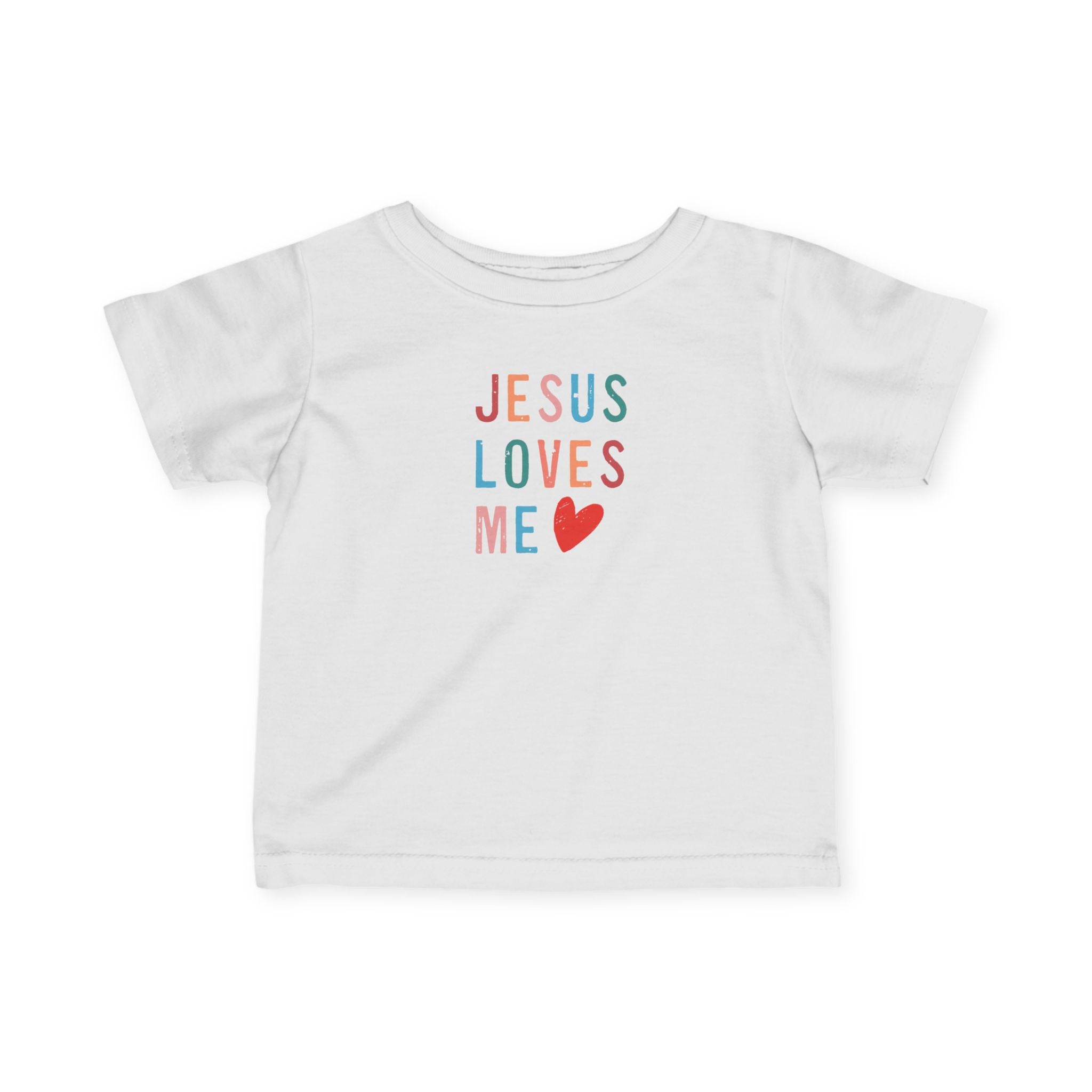 Faith Based Infant Tee - Jesus Loves Me | Kids clothes by atgodanddesigns