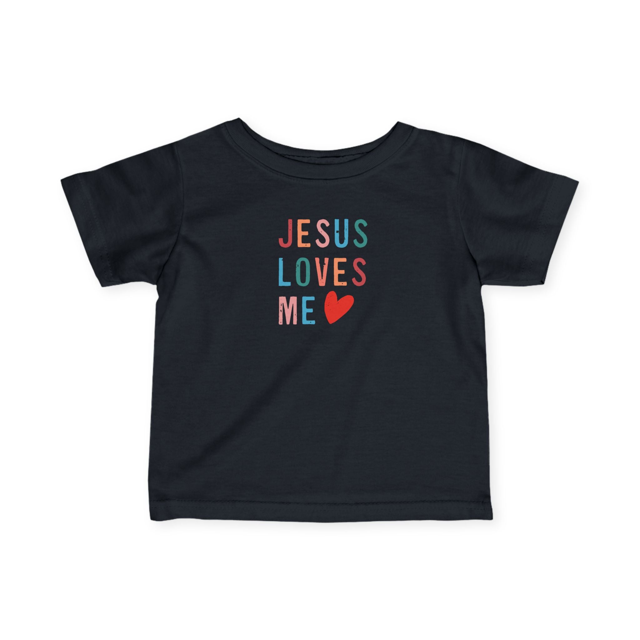 Faith Based Infant Tee - Jesus Loves Me | Kids clothes by atgodanddesigns