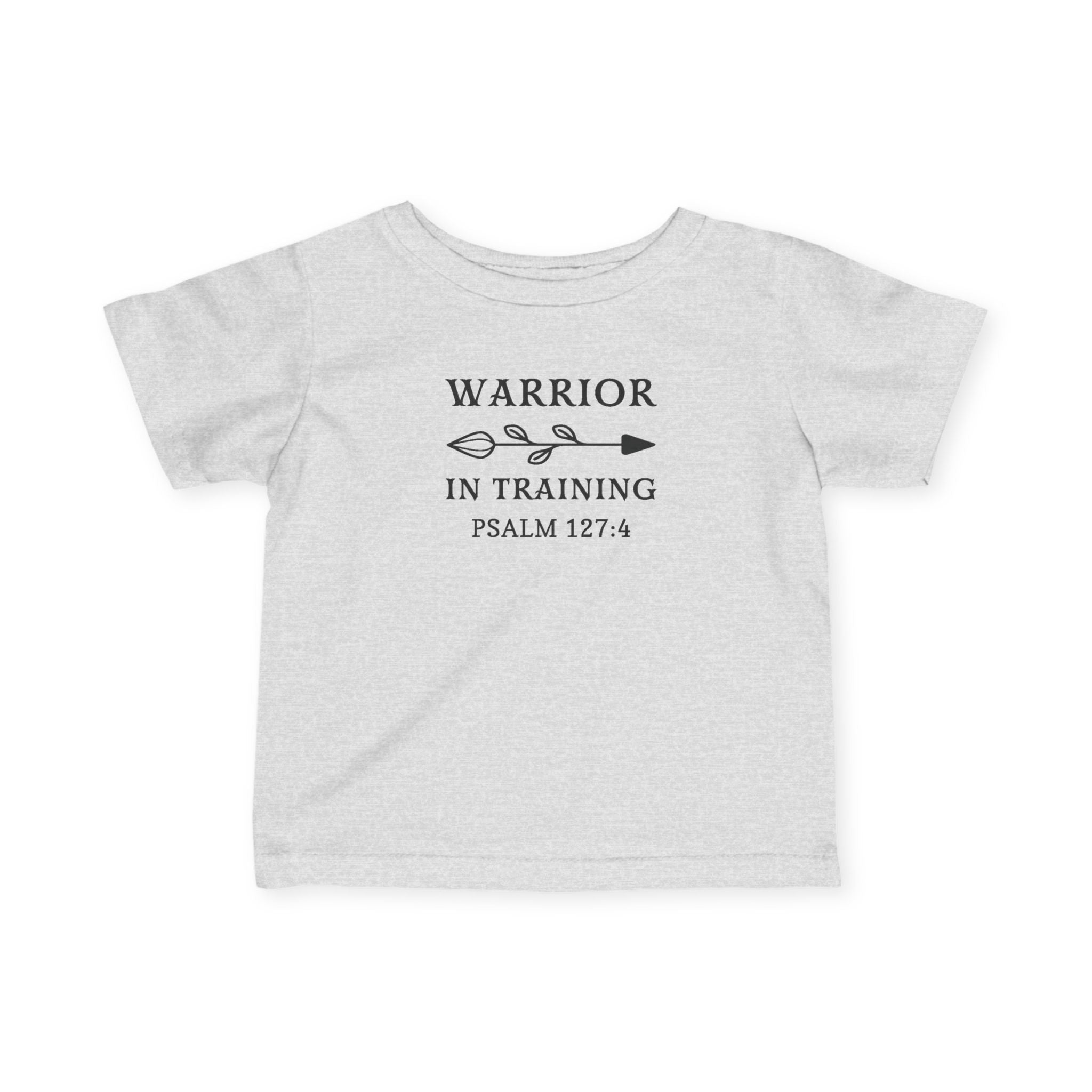 Faith Based Infant Tee - Warrior in Training | Kids clothes by atgodanddesigns