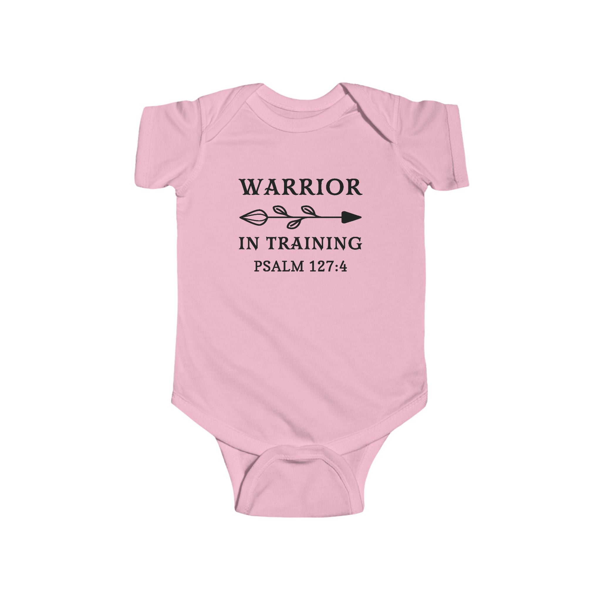 Faith Based Infant Tee - Warrior In Training | Kids clothes by atgodanddesigns