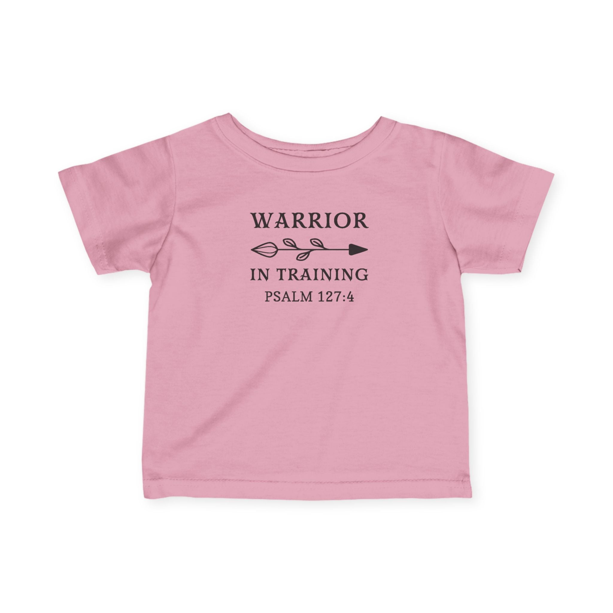Faith Based Infant Tee - Warrior in Training | Kids clothes by atgodanddesigns