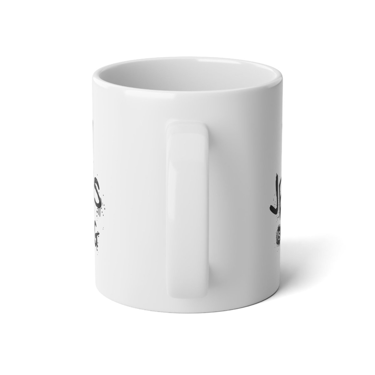 Faith Based Jumbo Mug, 20oz - Jesus Is King | Mug by atgodanddesigns