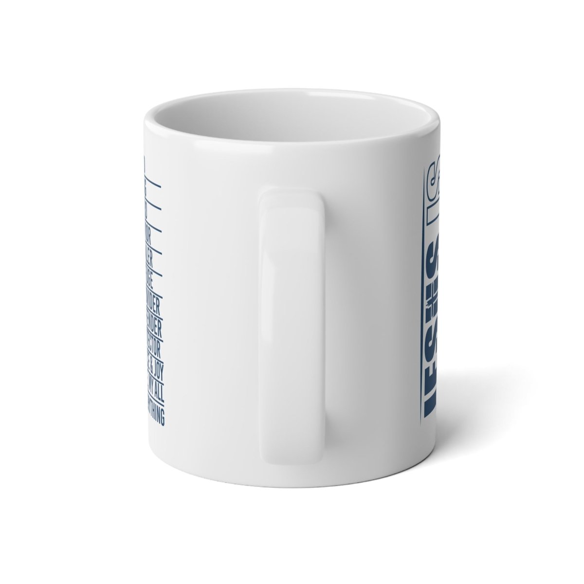 Faith Based Jumbo Mug, 20oz - Jesus Is | Mug by atgodanddesigns