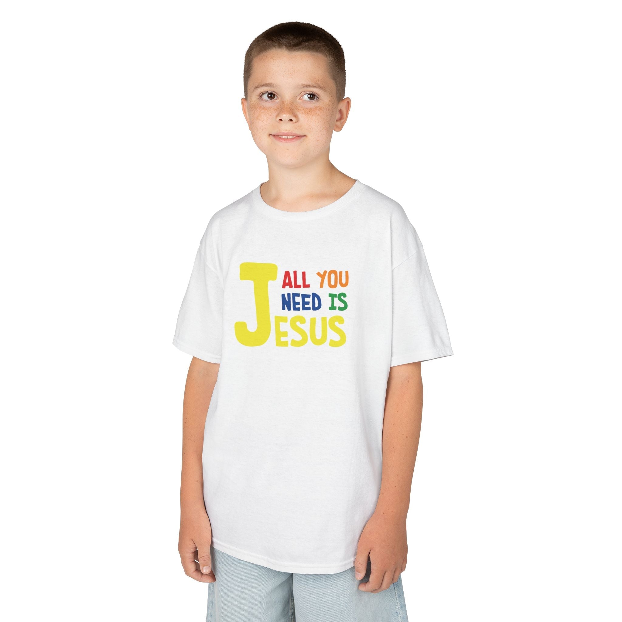Faith Based Kids T-Shirt - All You Need is Jesus | Kids clothes by atgodanddesigns