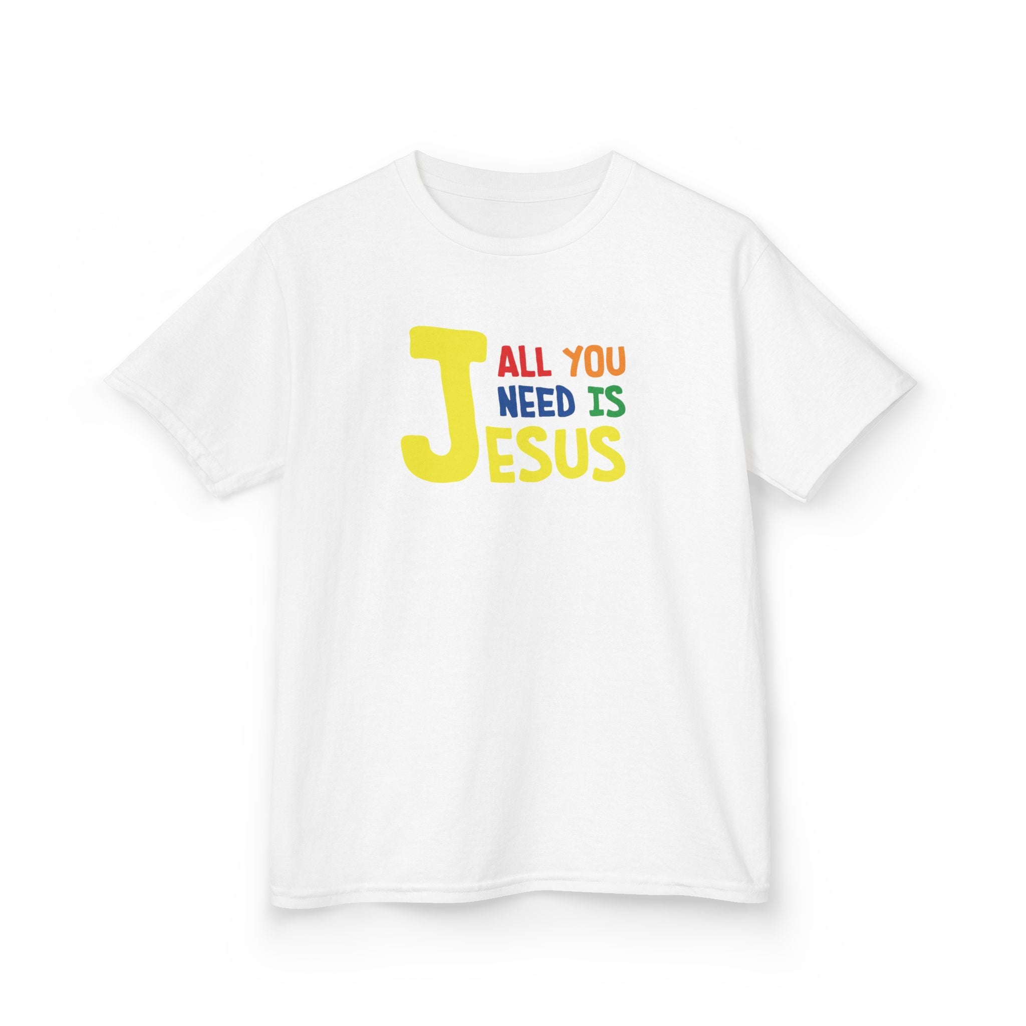 Faith Based Kids T-Shirt - All You Need is Jesus | Kids clothes by atgodanddesigns