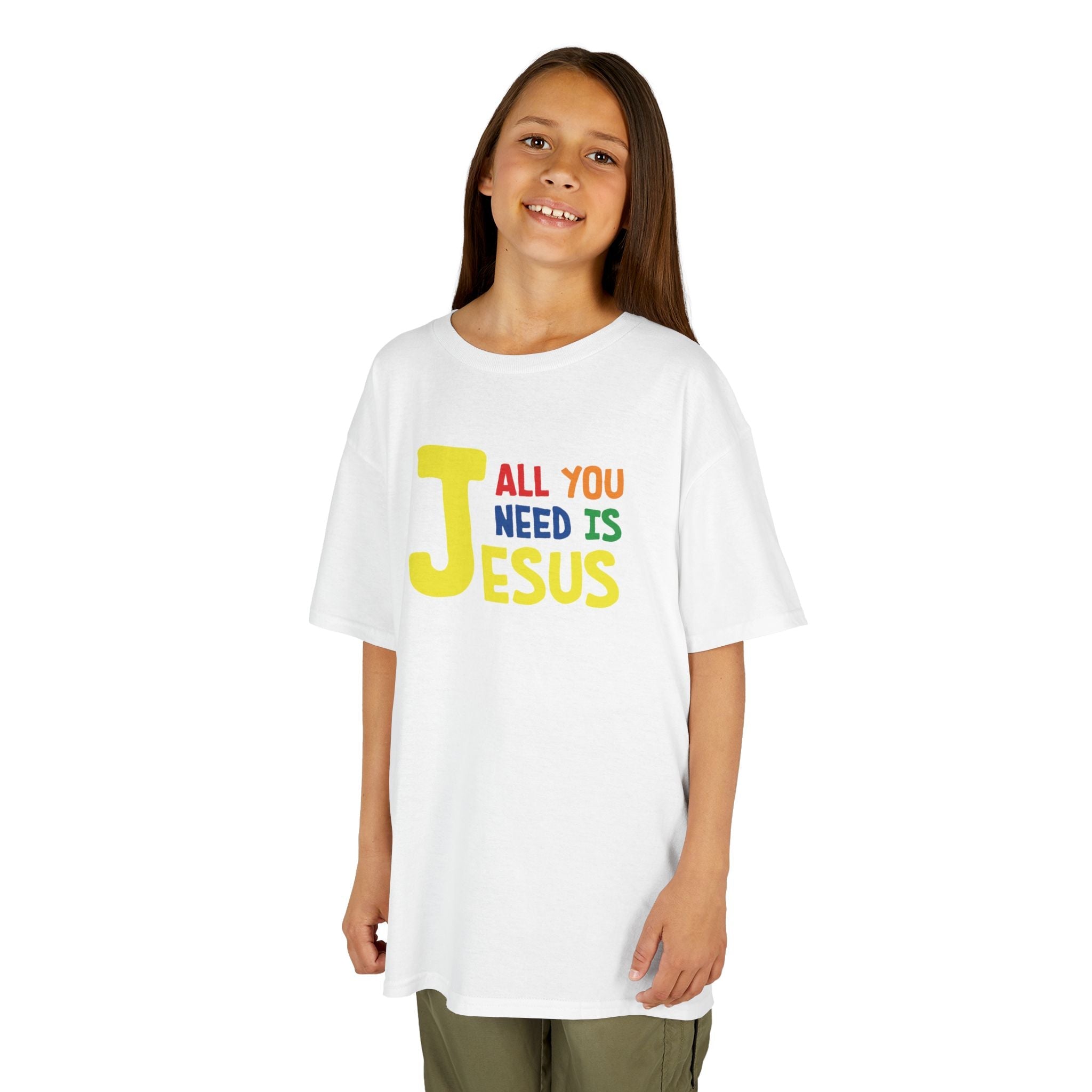 Faith Based Kids T-Shirt - All You Need is Jesus | Kids clothes by atgodanddesigns