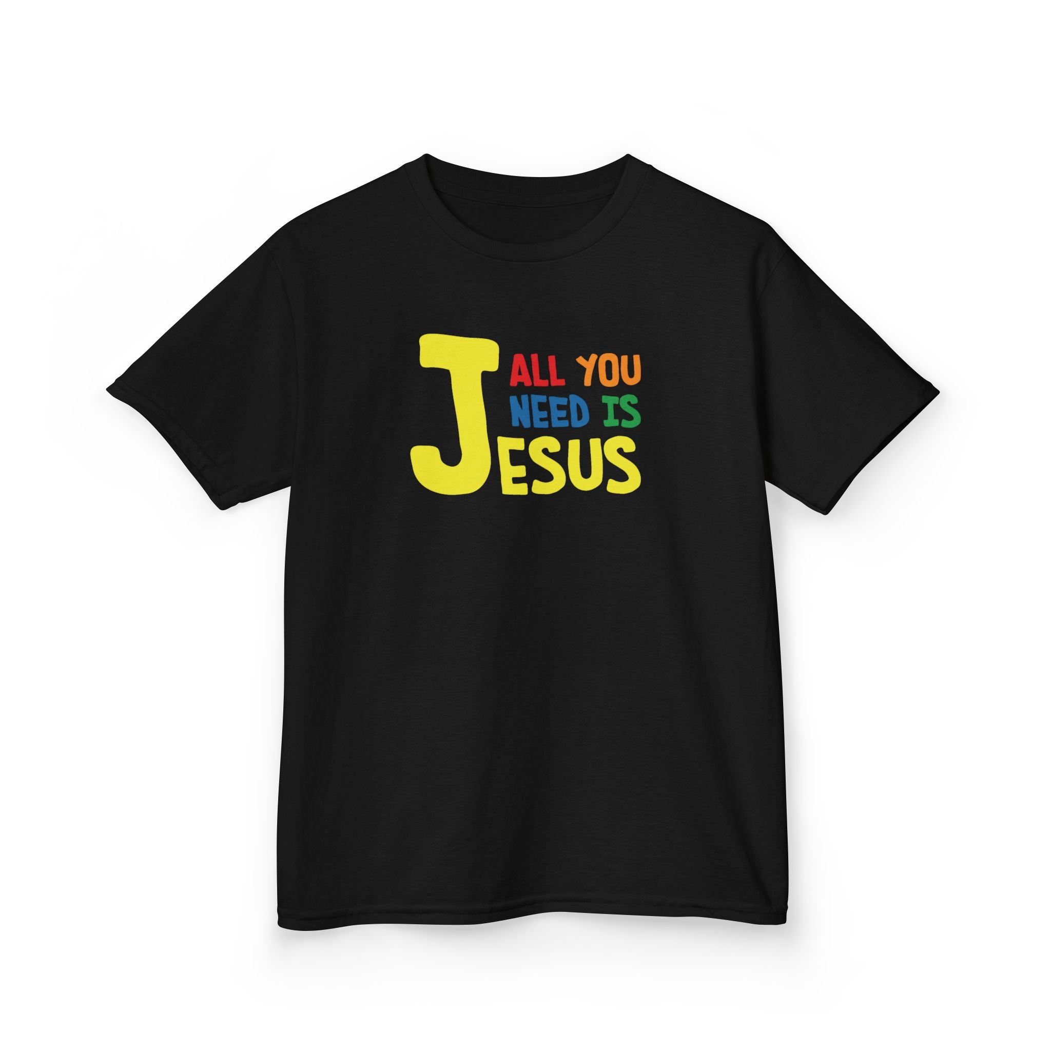 Faith Based Kids T-Shirt - All You Need is Jesus | Kids clothes by atgodanddesigns