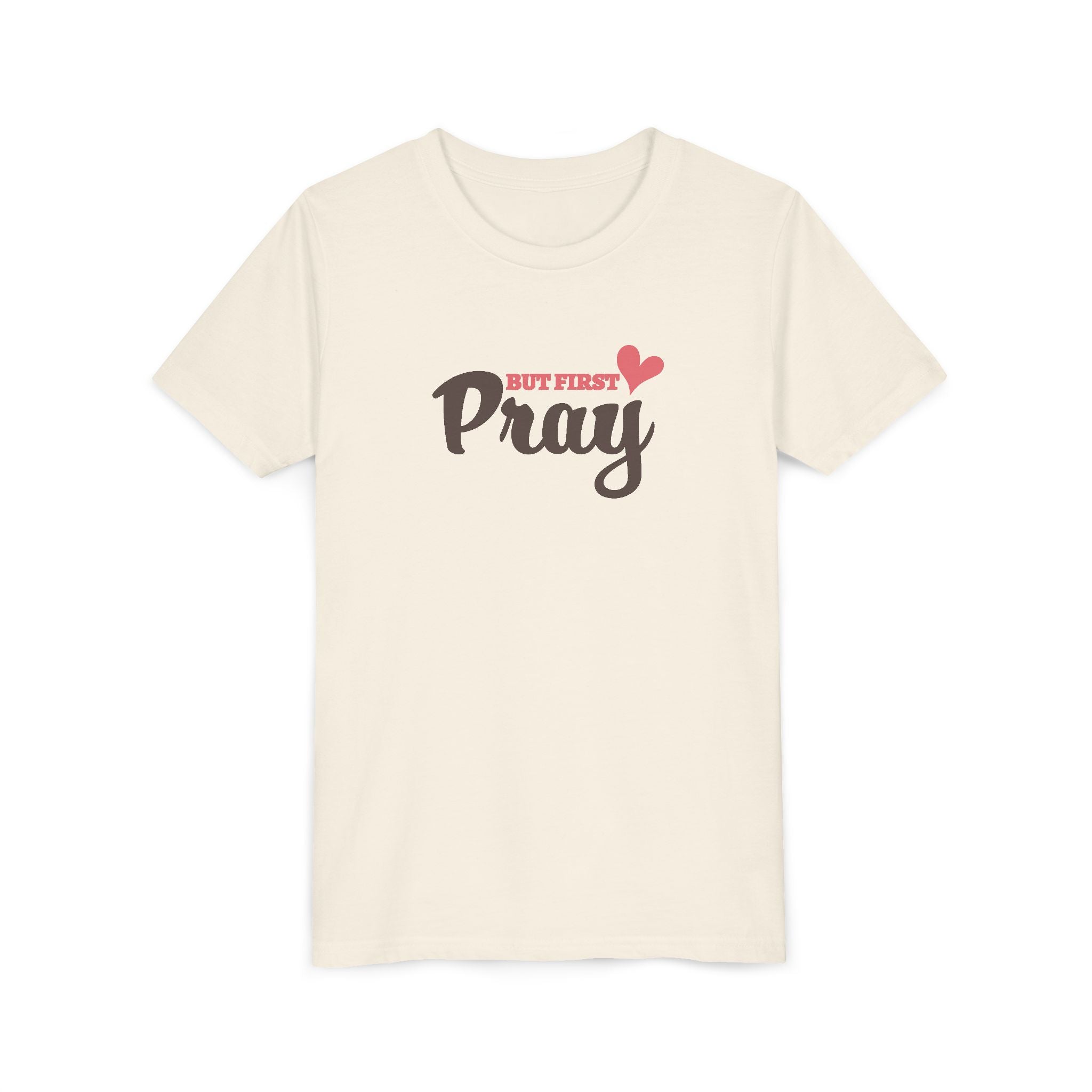 Faith Based Kids T-Shirt - But First Pray | Kids clothes by atgodanddesigns