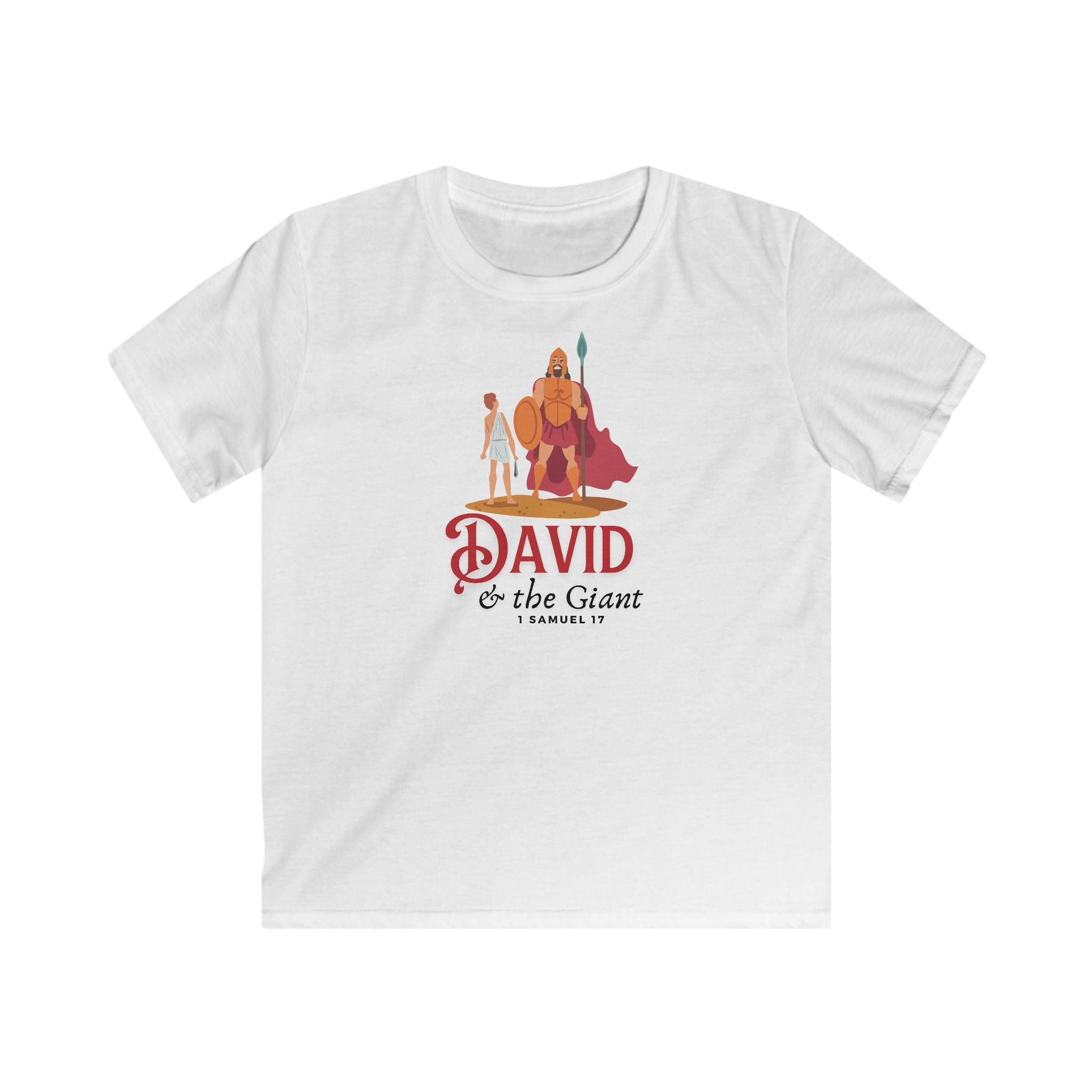 Faith Based Kids T-Shirt - David & the Giant | Kids clothes by atgodanddesigns
