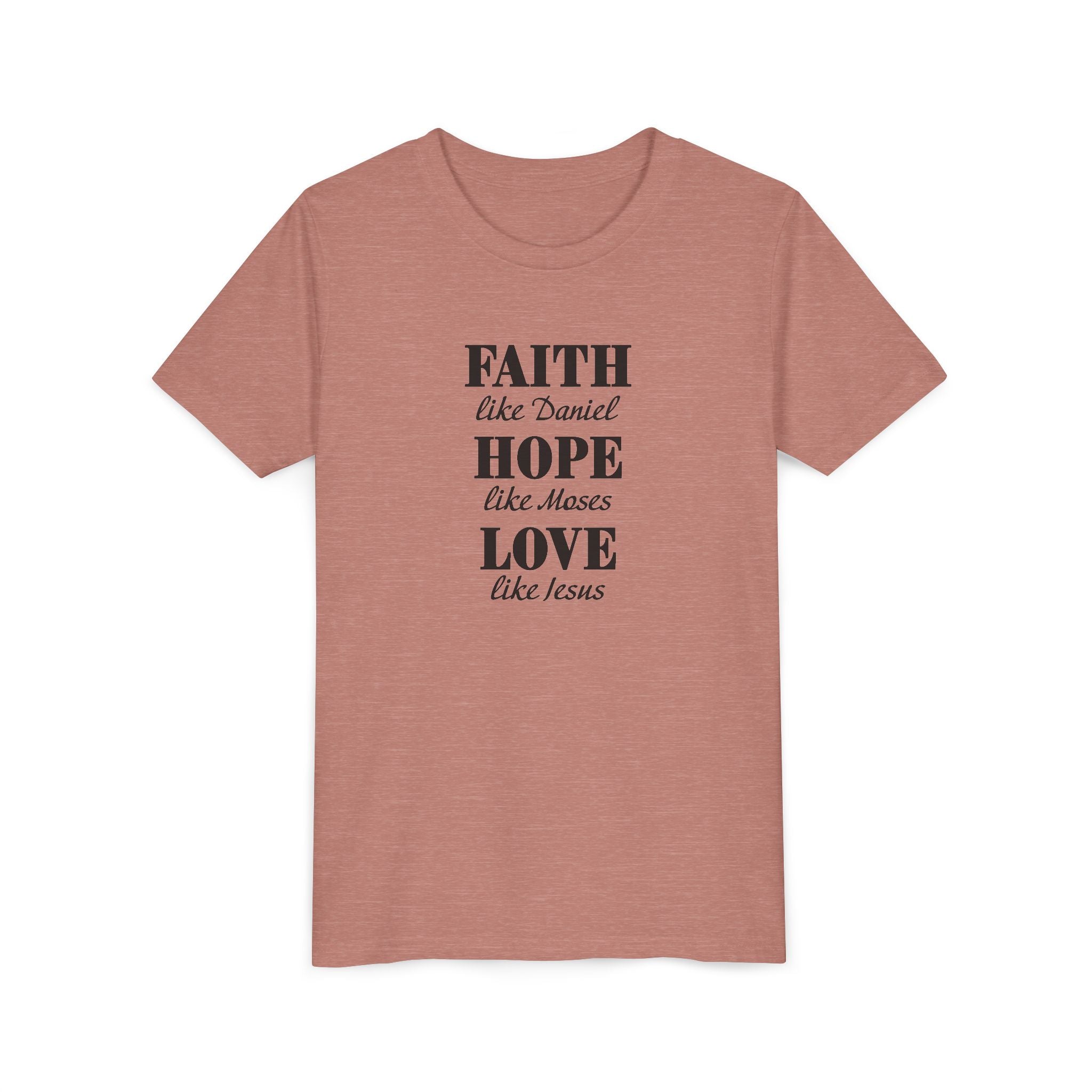 Faith Based Kids T-Shirt - Faith, Hope, Love | Kids clothes by atgodanddesigns