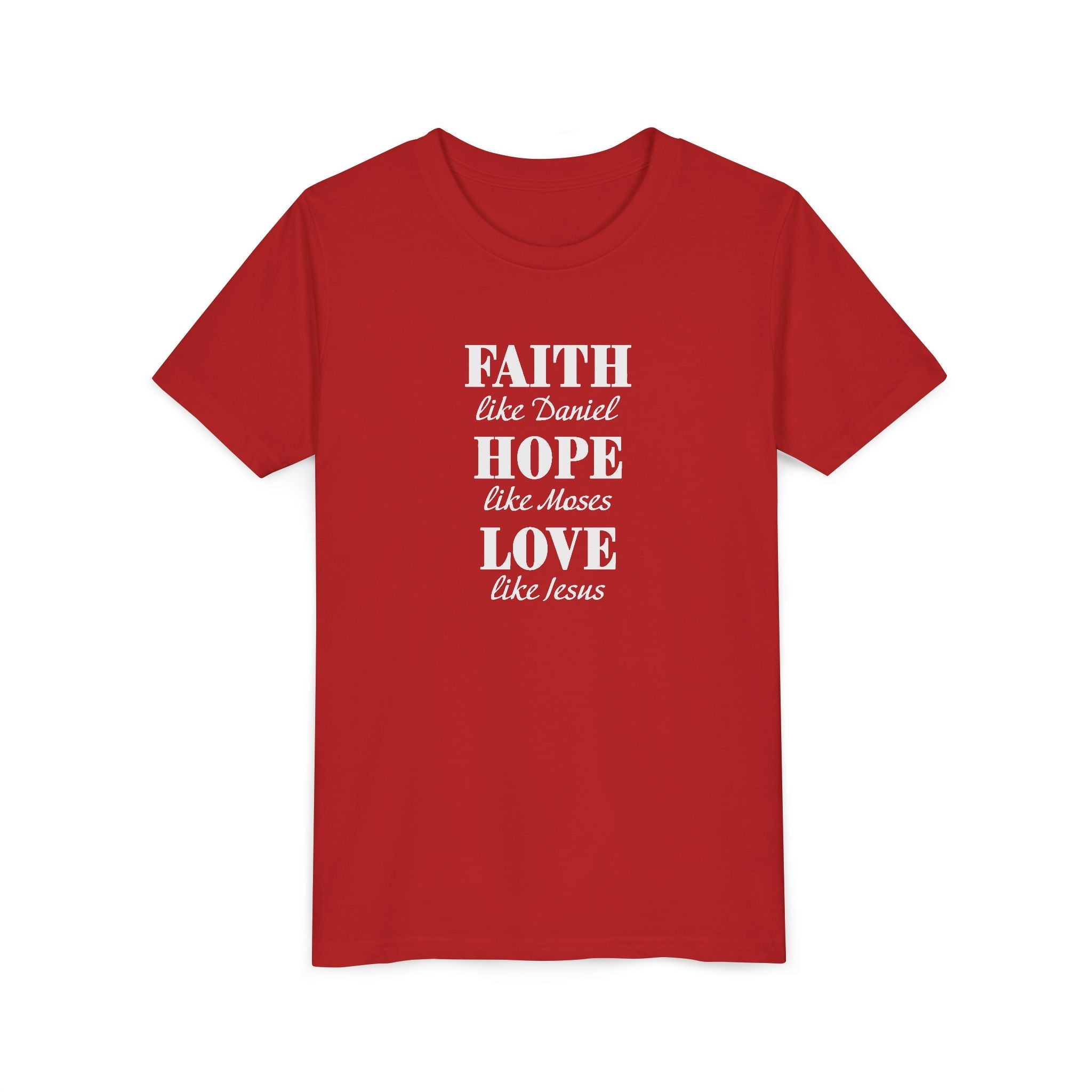 Faith Based Kids T-Shirt - Faith, Hope, Love | Kids clothes by atgodanddesigns