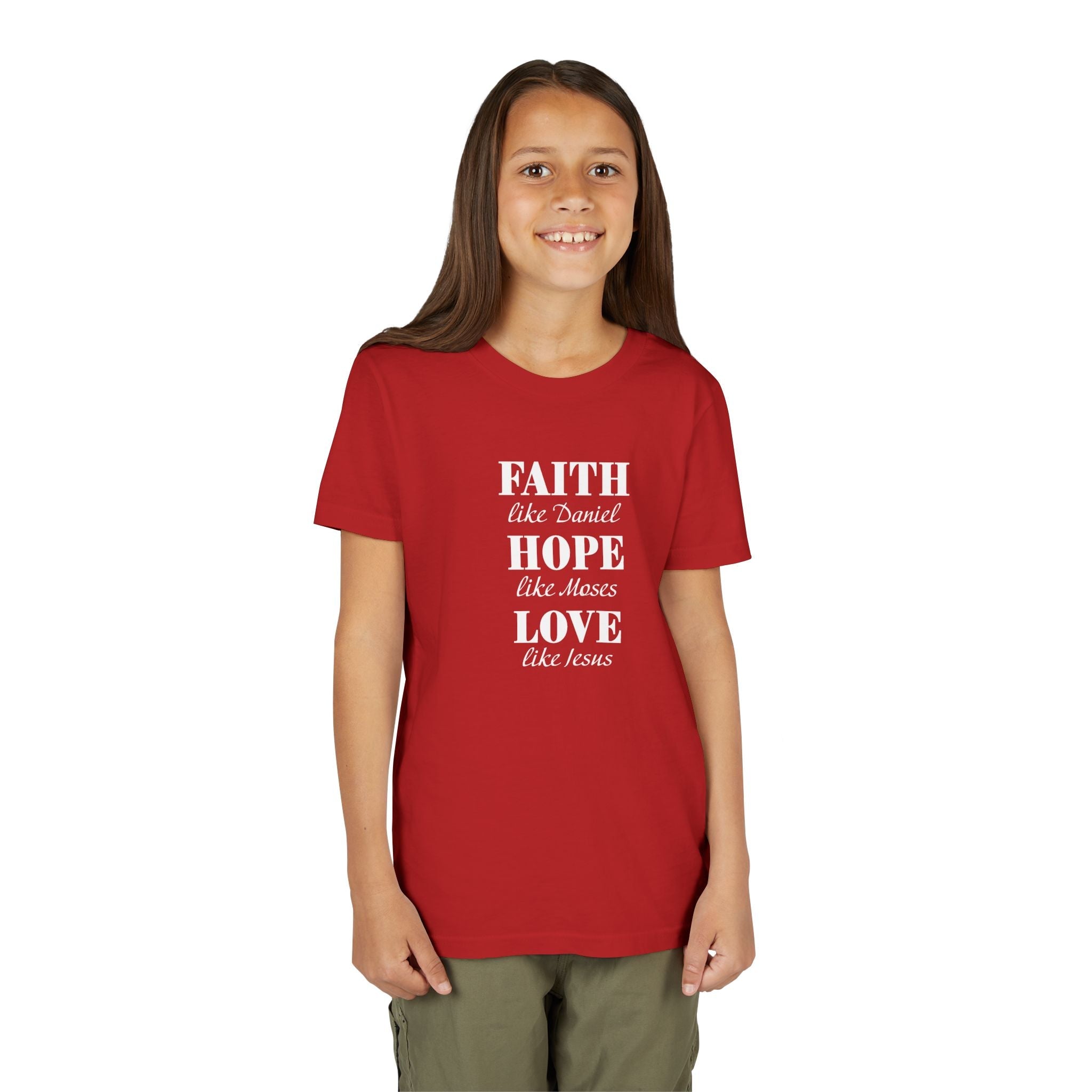 Faith Based Kids T-Shirt - Faith, Hope, Love | Kids clothes by atgodanddesigns