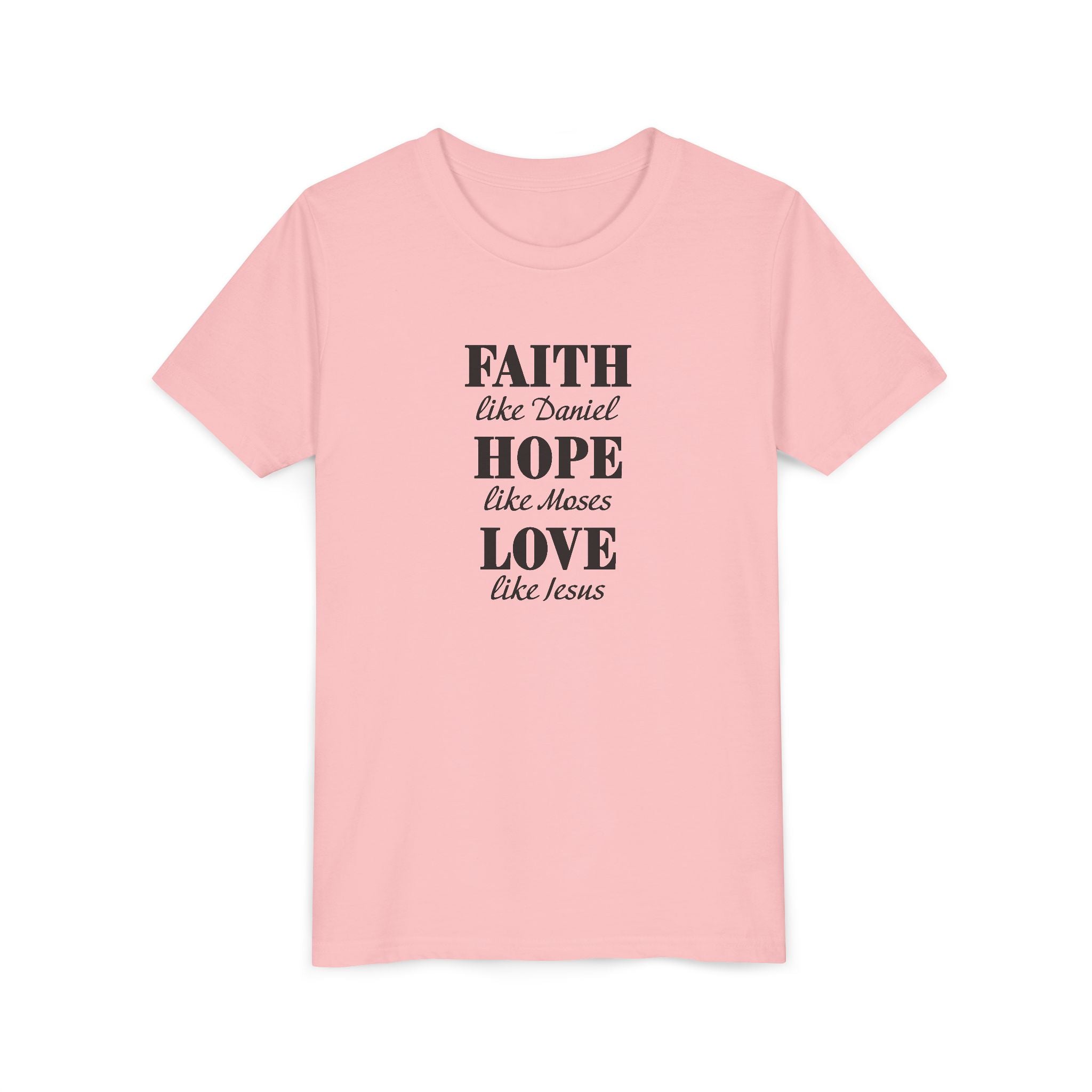 Faith Based Kids T-Shirt - Faith, Hope, Love | Kids clothes by atgodanddesigns