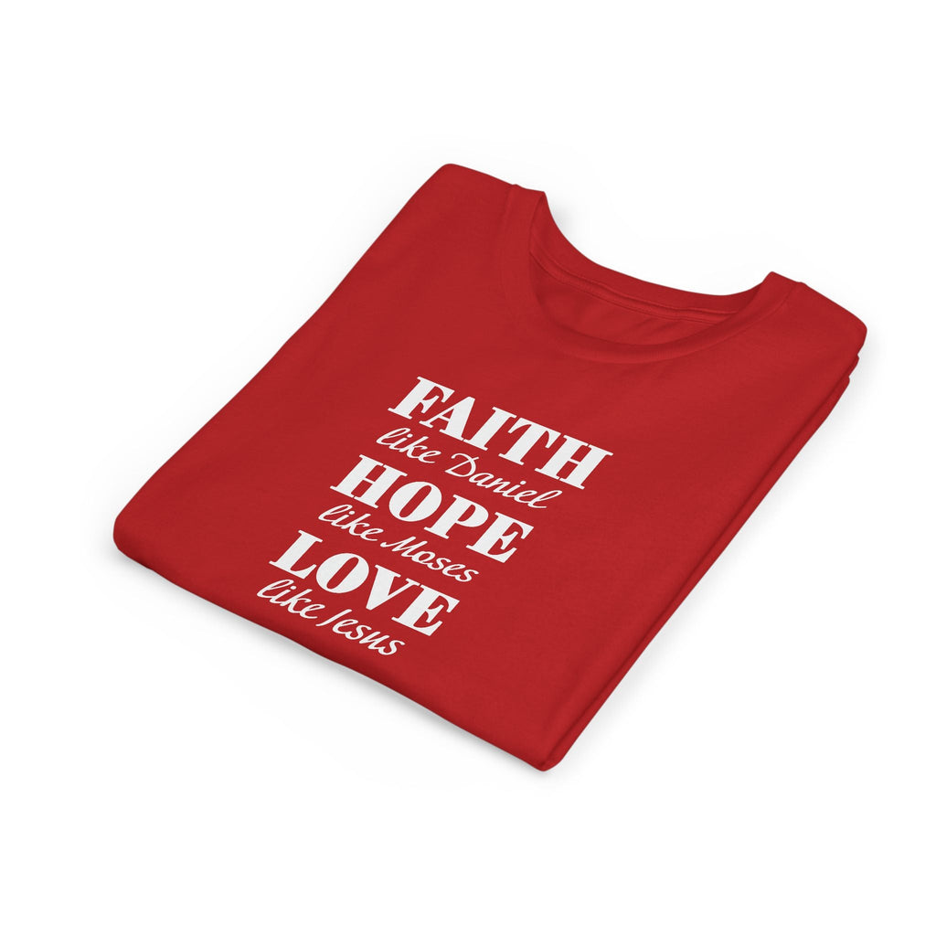 Faith Based Kids T-Shirt - Faith, Hope, Love | Kids clothes by atgodanddesigns