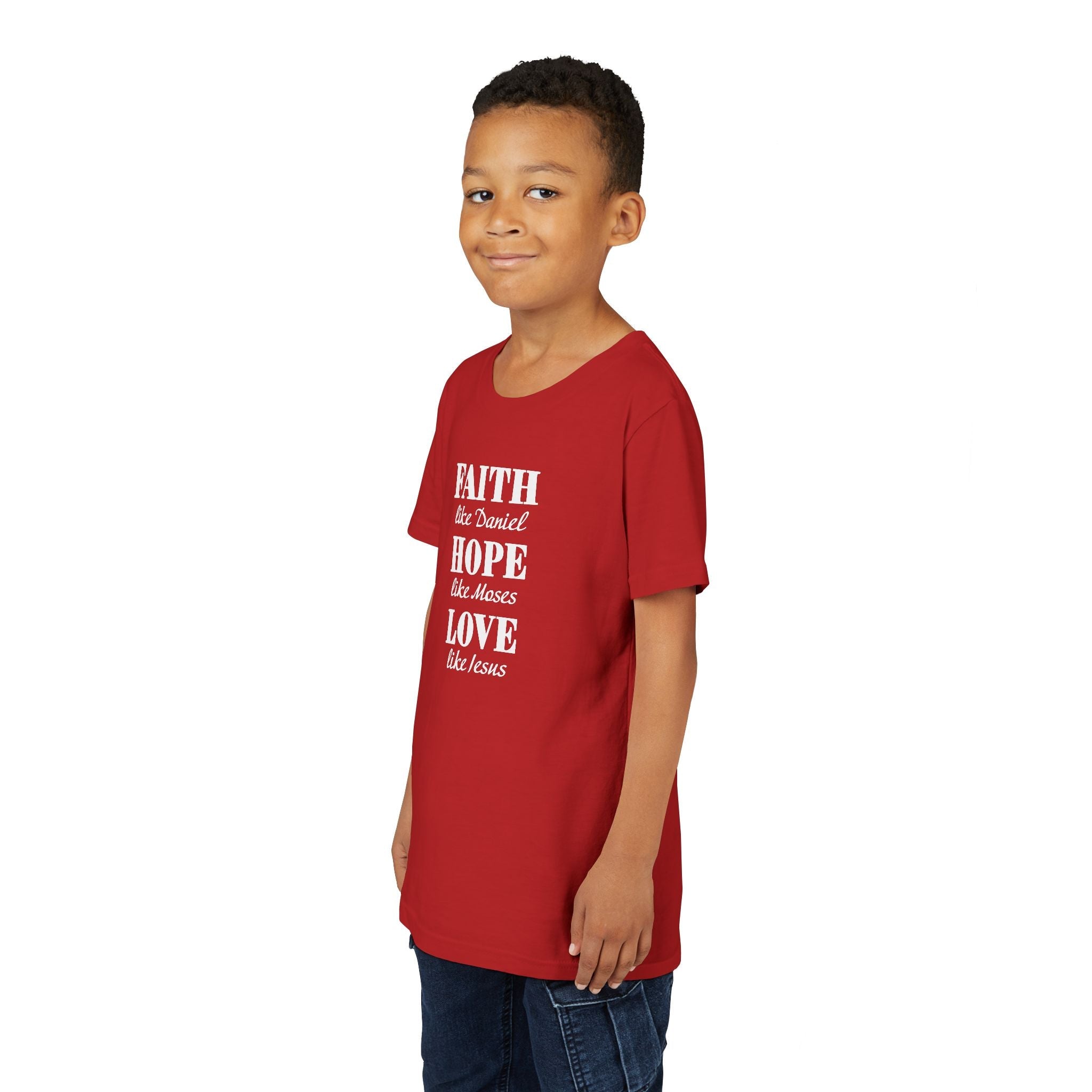 Faith Based Kids T-Shirt - Faith, Hope, Love | Kids clothes by atgodanddesigns
