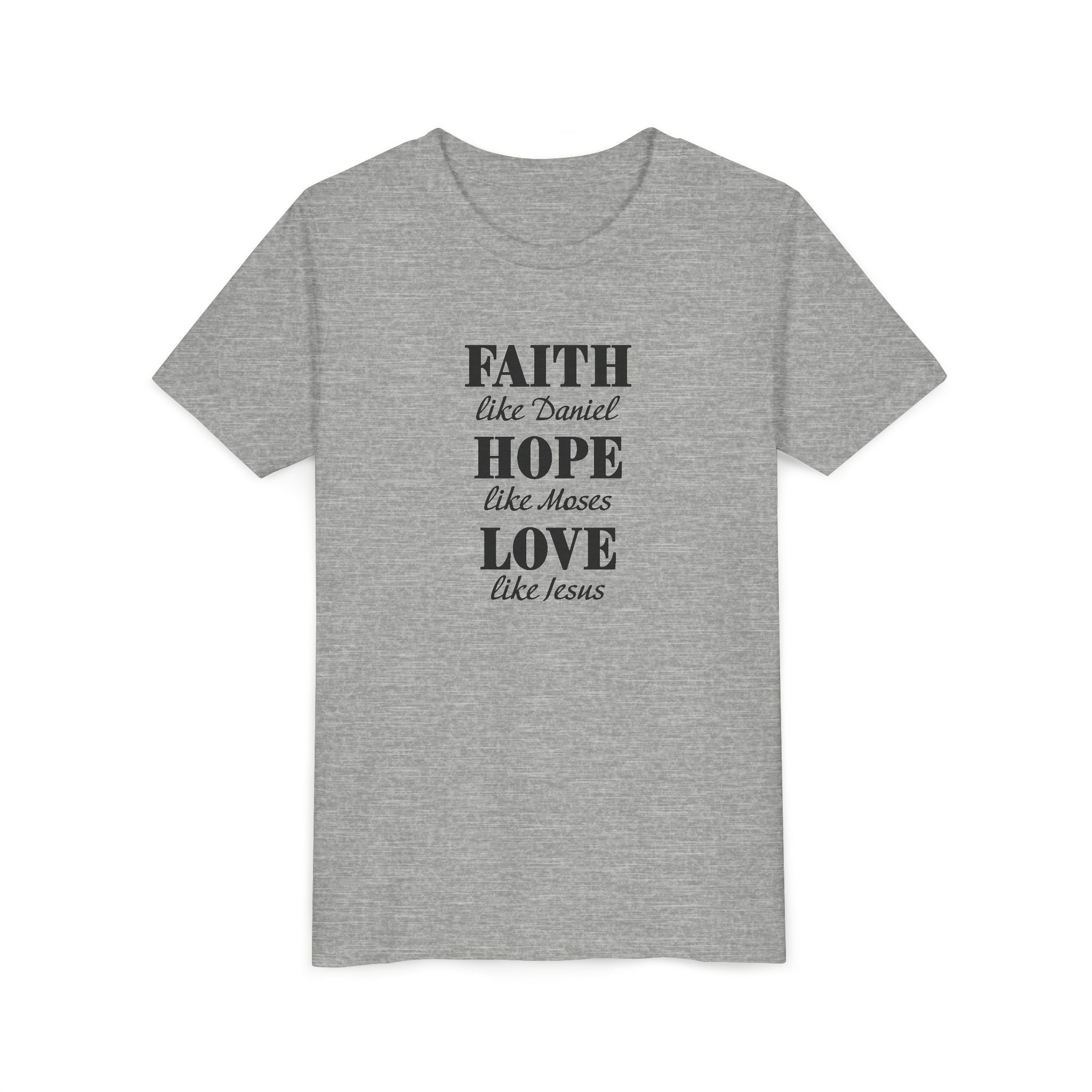 Faith Based Kids T-Shirt - Faith, Hope, Love | Kids clothes by atgodanddesigns
