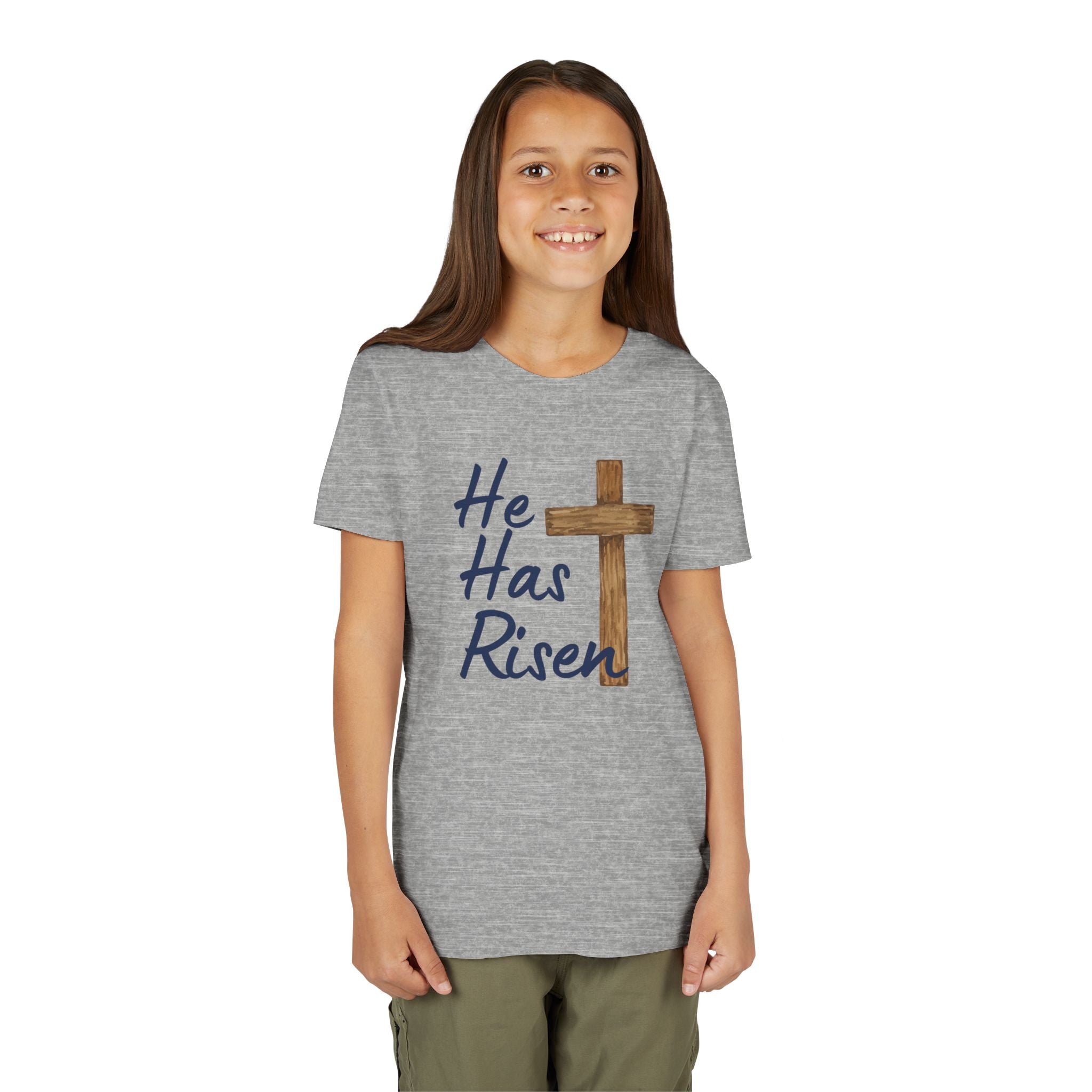 Faith Based Kids T-Shirt - He Has Risen | Kids clothes by atgodanddesigns