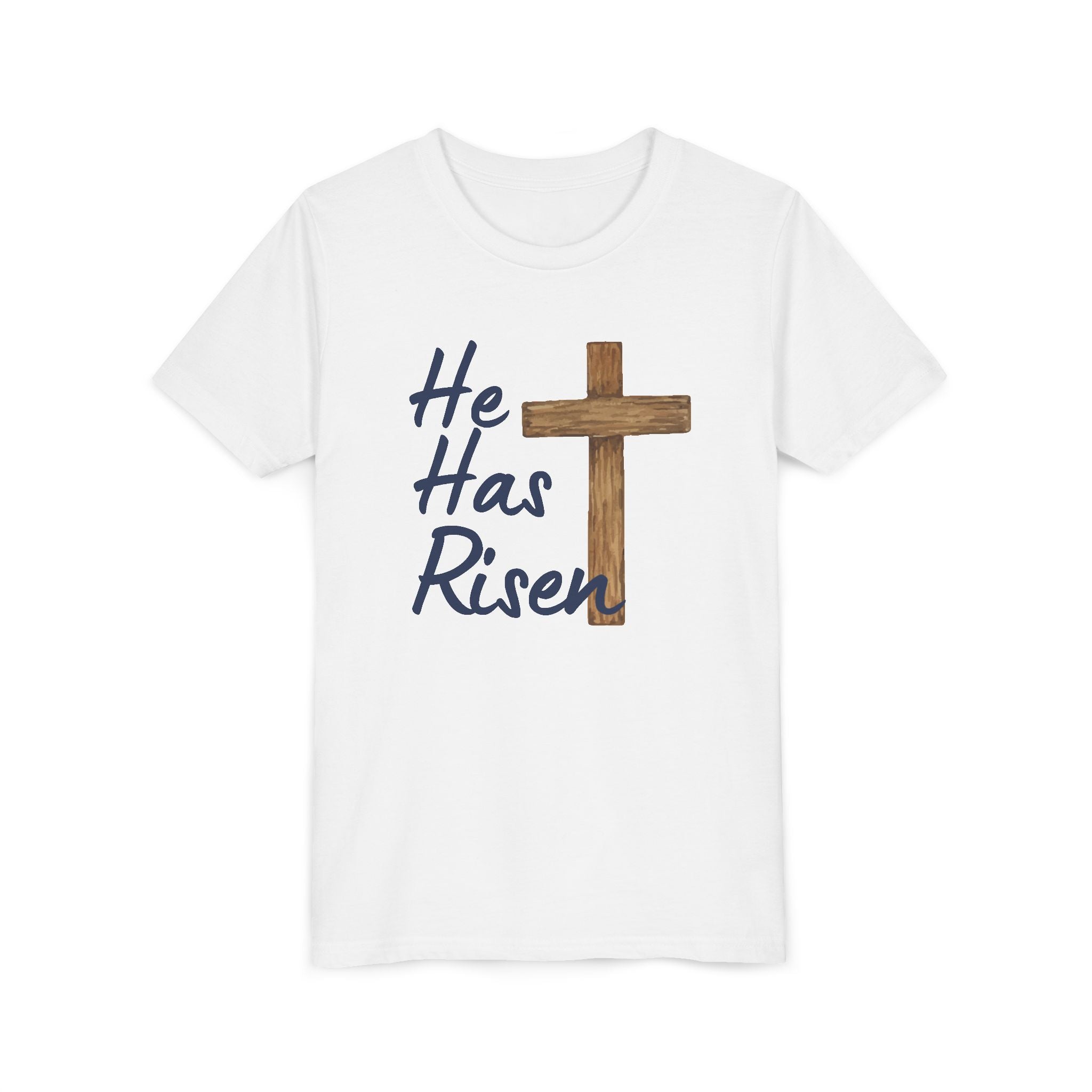 Faith Based Kids T-Shirt - He Has Risen | Kids clothes by atgodanddesigns