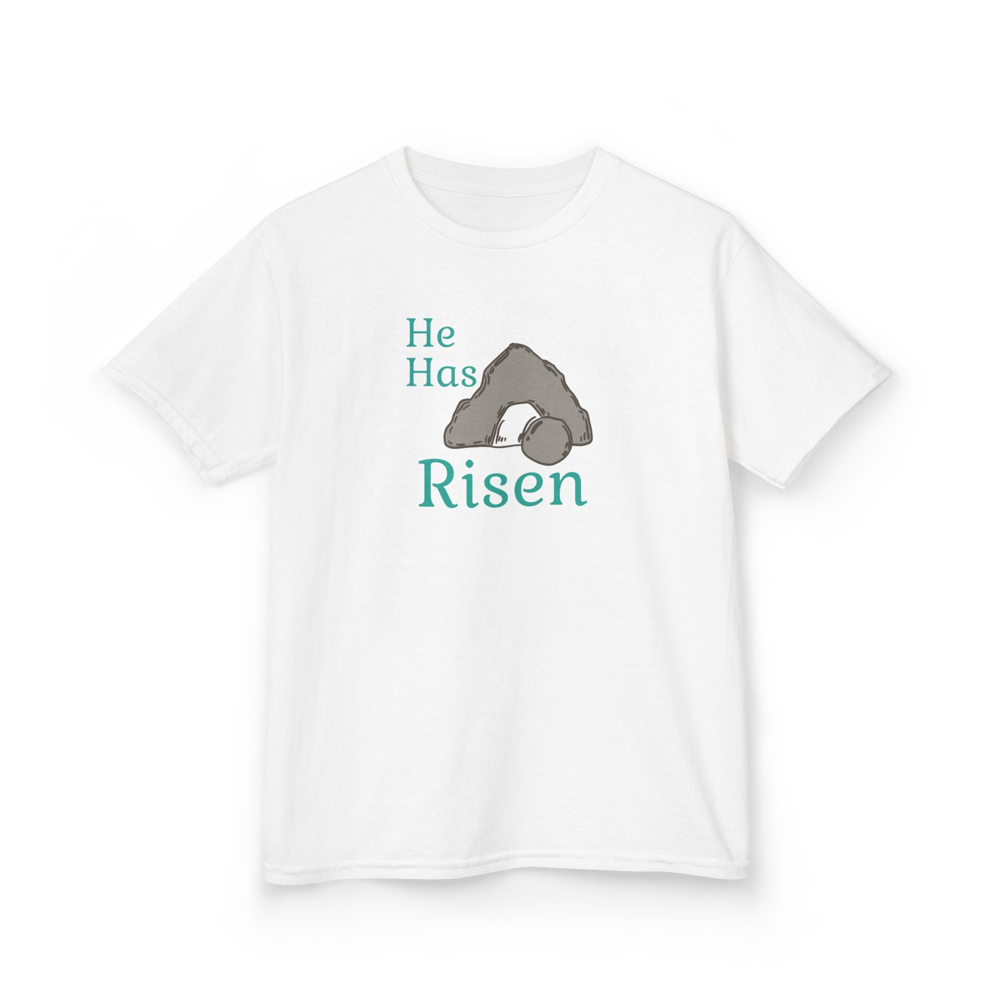 Faith Based Kids T-Shirt - 'He has Risen' | Kids clothes by atgodanddesigns
