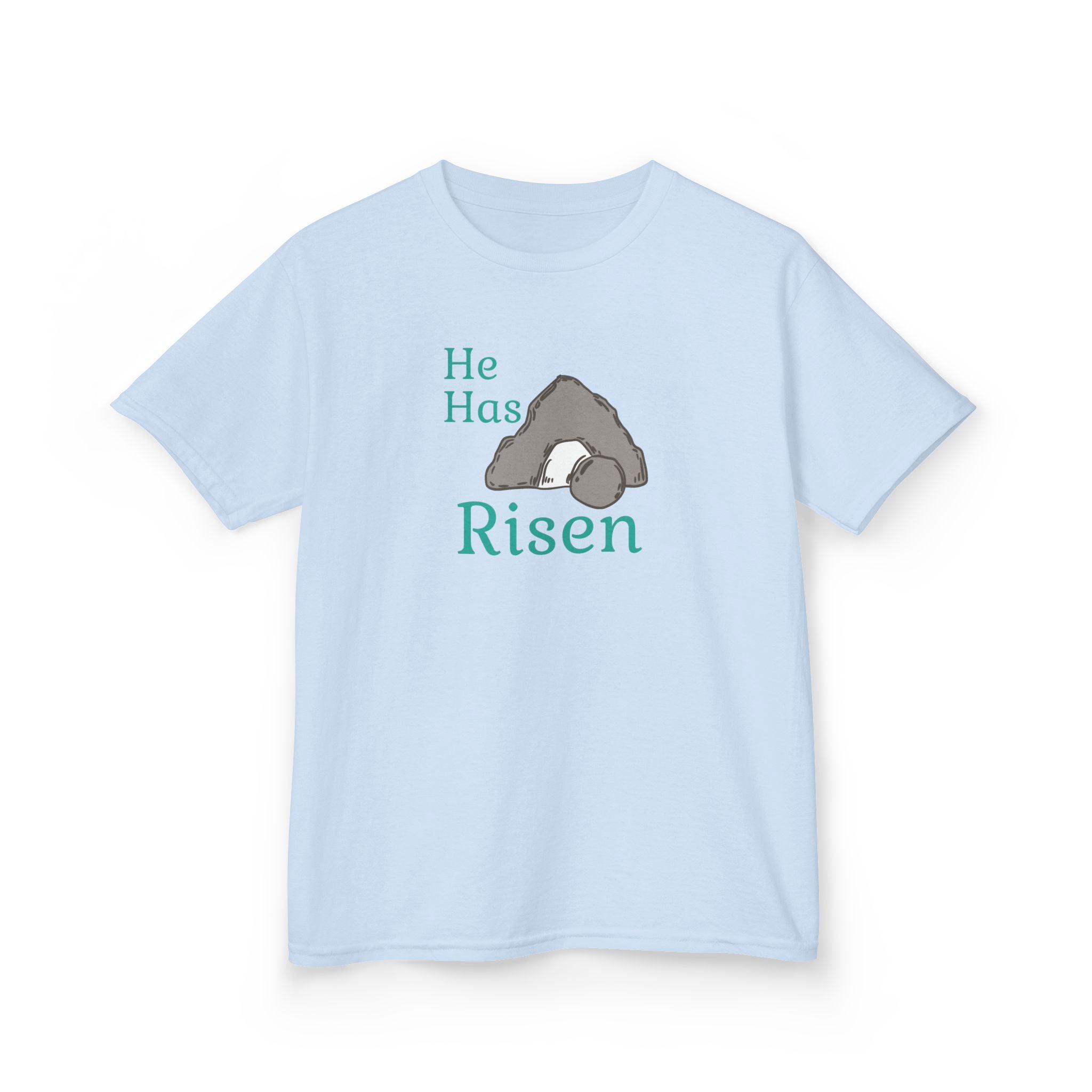 Faith Based Kids T-Shirt - 'He has Risen' | Kids clothes by atgodanddesigns