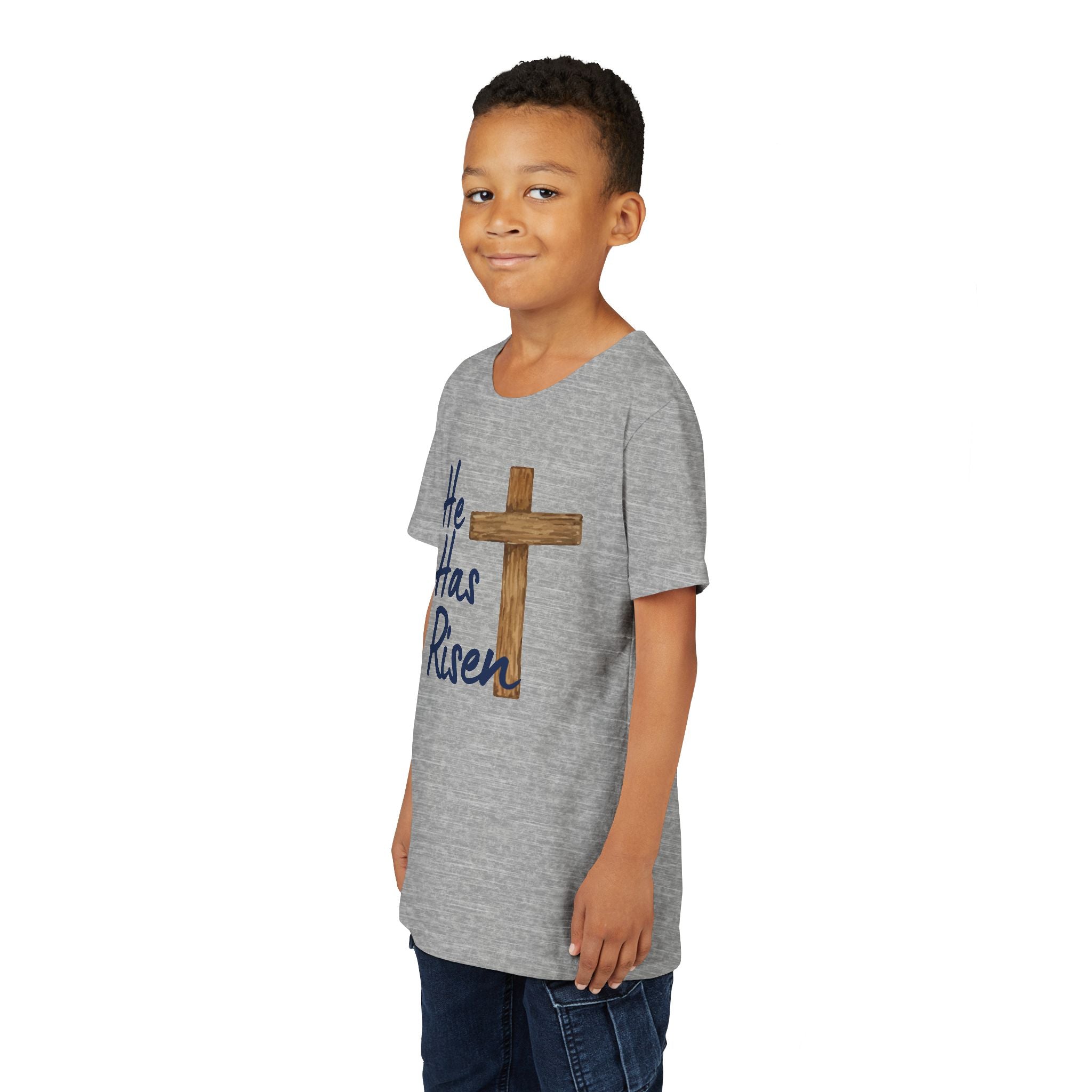 Faith Based Kids T-Shirt - He Has Risen | Kids clothes by atgodanddesigns