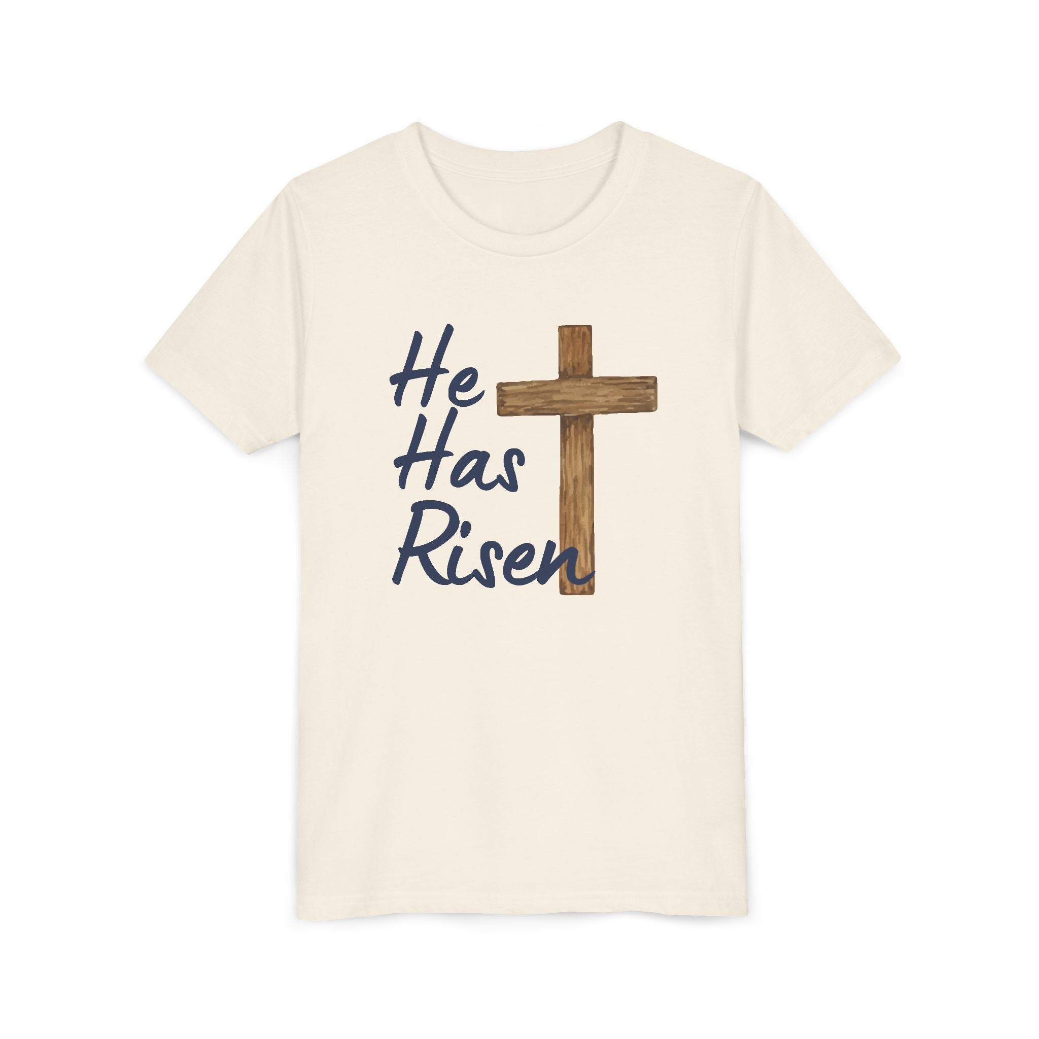 Faith Based Kids T-Shirt - He Has Risen | Kids clothes by atgodanddesigns
