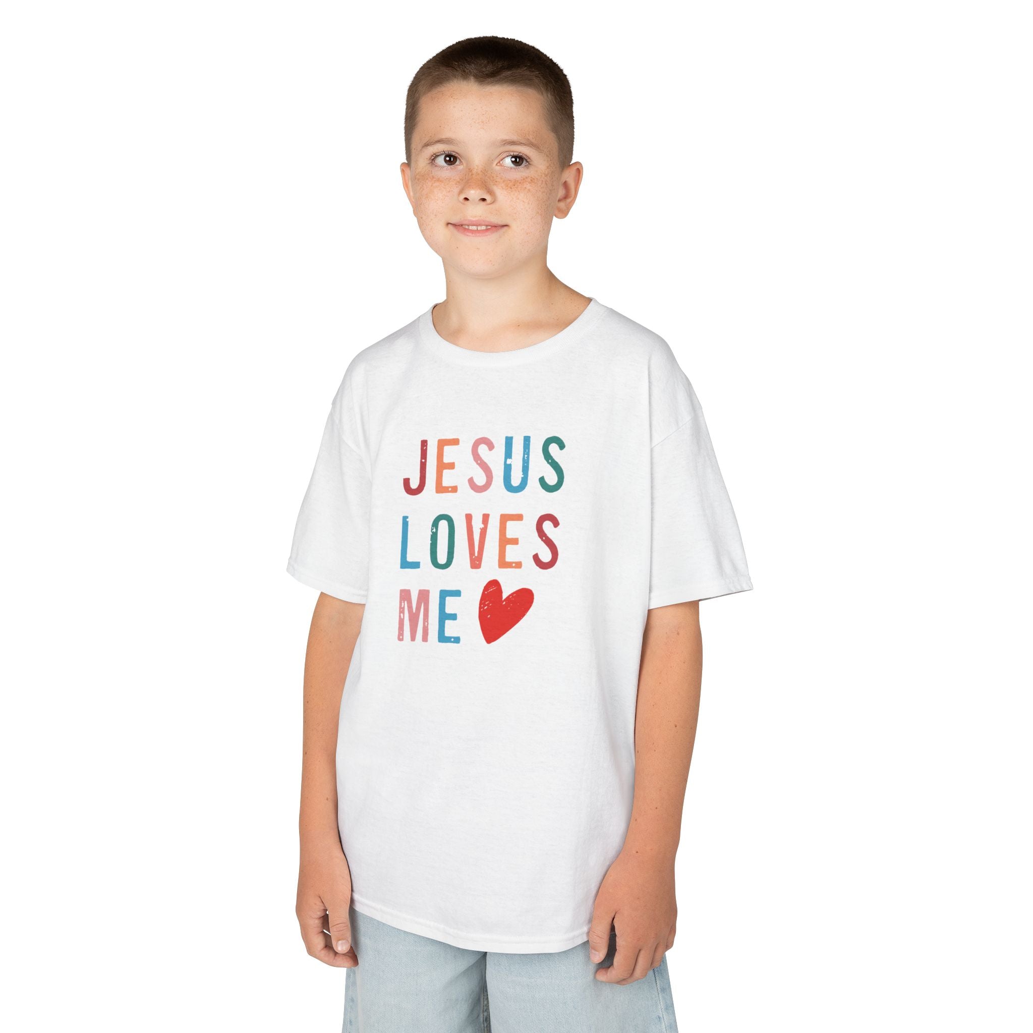 Faith Based Kids T-Shirt - Jesus Loves Me | Kids clothes by atgodanddesigns